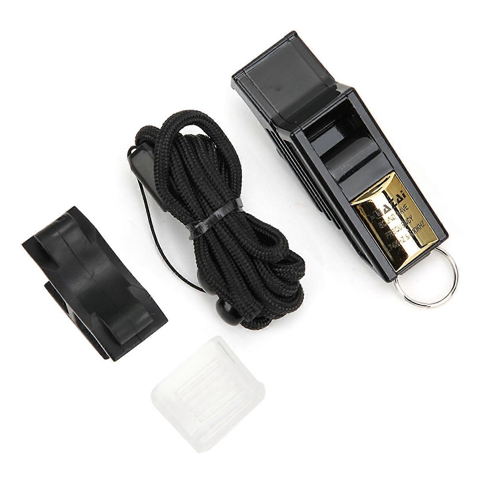 Basketball Referee Whistle, Survival Whistle, Camping Whistle, Emergency Whistle, Rescue Whistle, Black and Gold