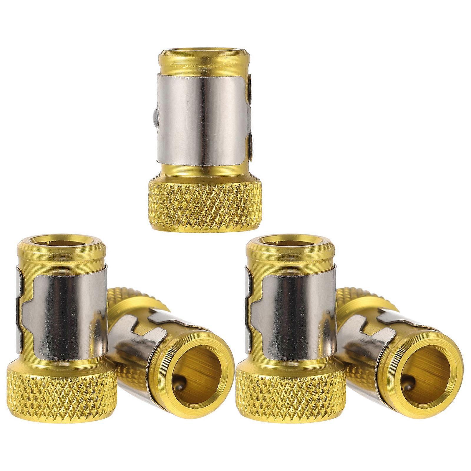 Bit Holder With Set Screw Screwdriver Bits Woodworking Non-Magnetizing 5Pcs