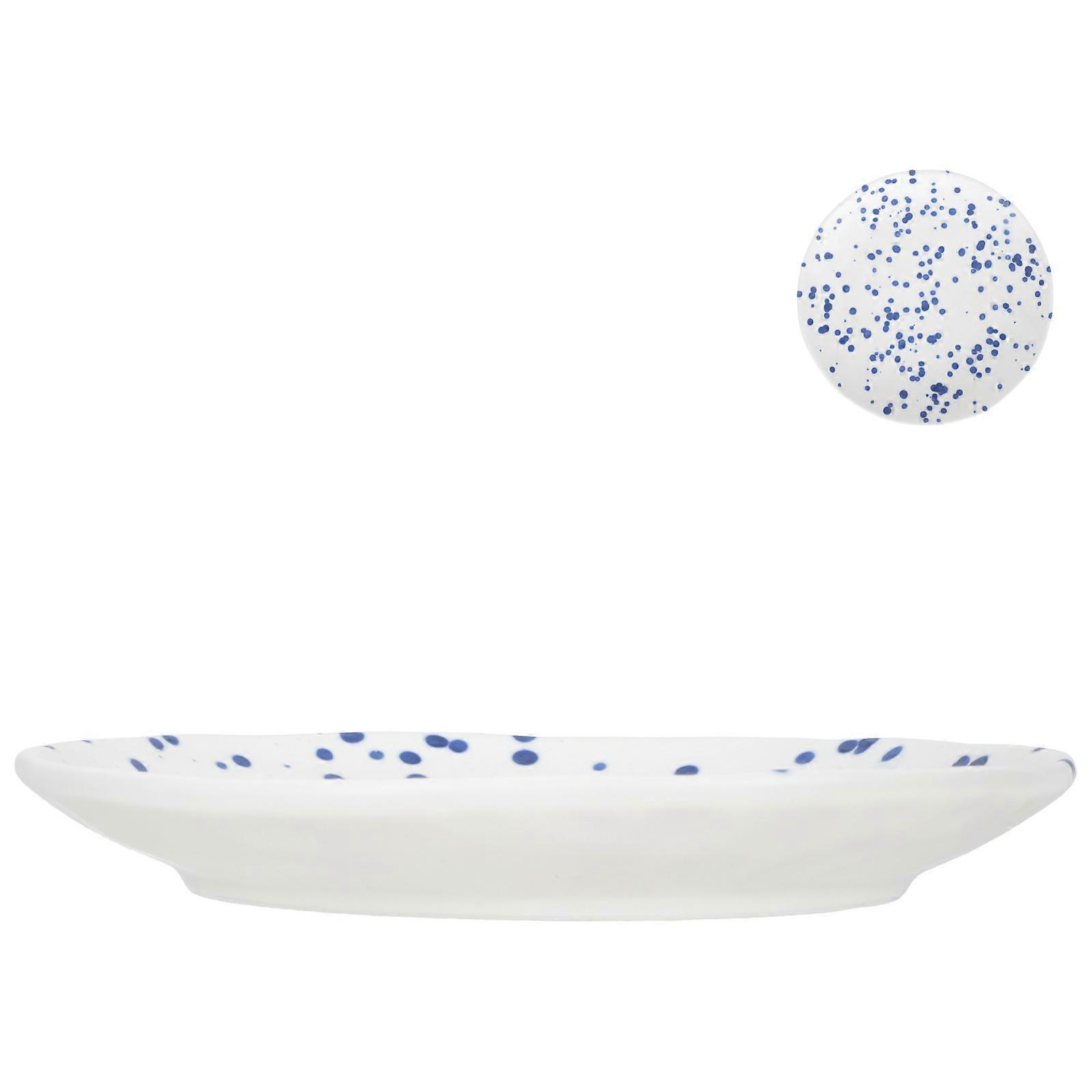 Modern Plates Porcelain Breakfast Dish Home 18x18cm Buffet Use 1Set