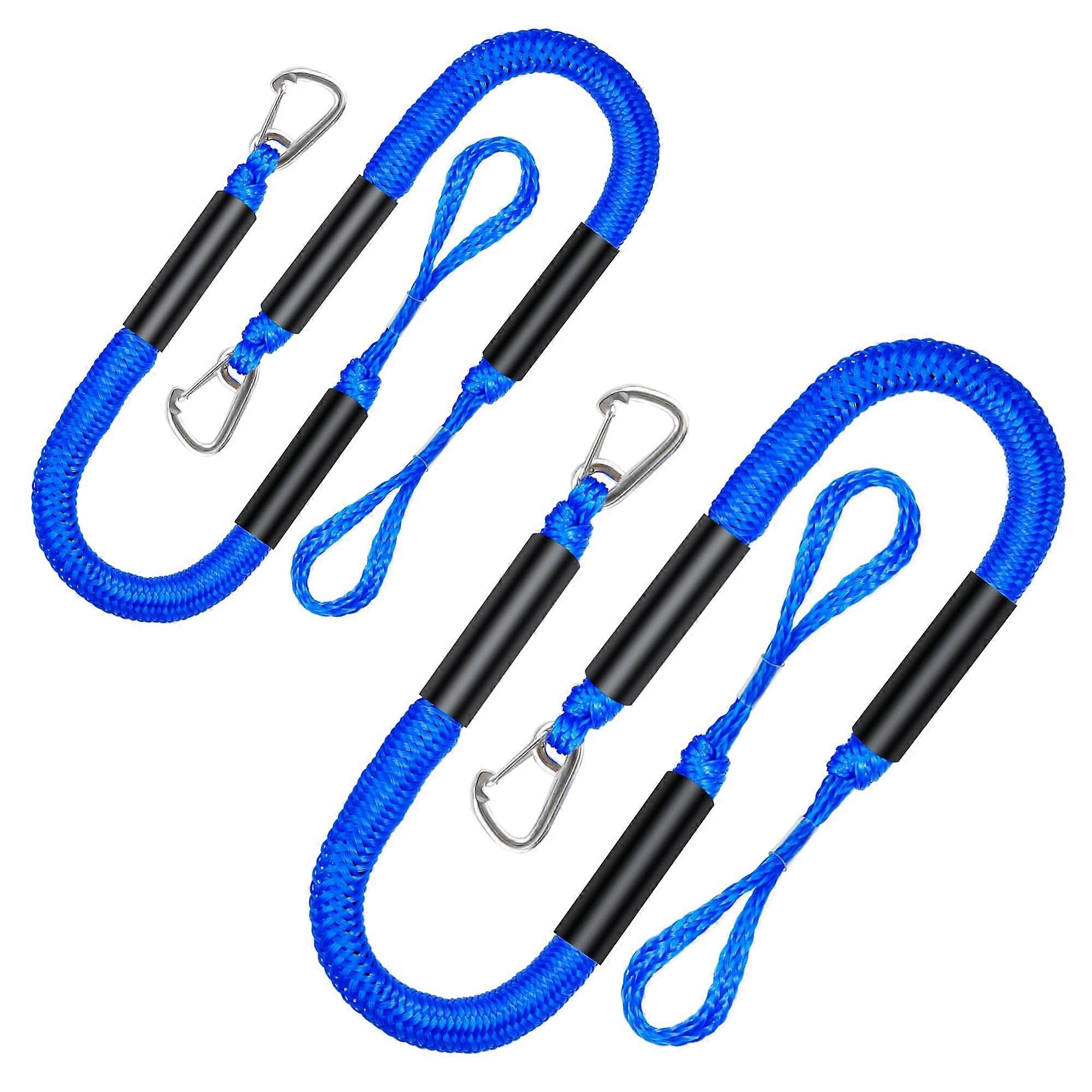 Mooring with 90 cm 2 Pieces 122 cm Tie Down Strap Dock Line for Watercraft Ref: 4881