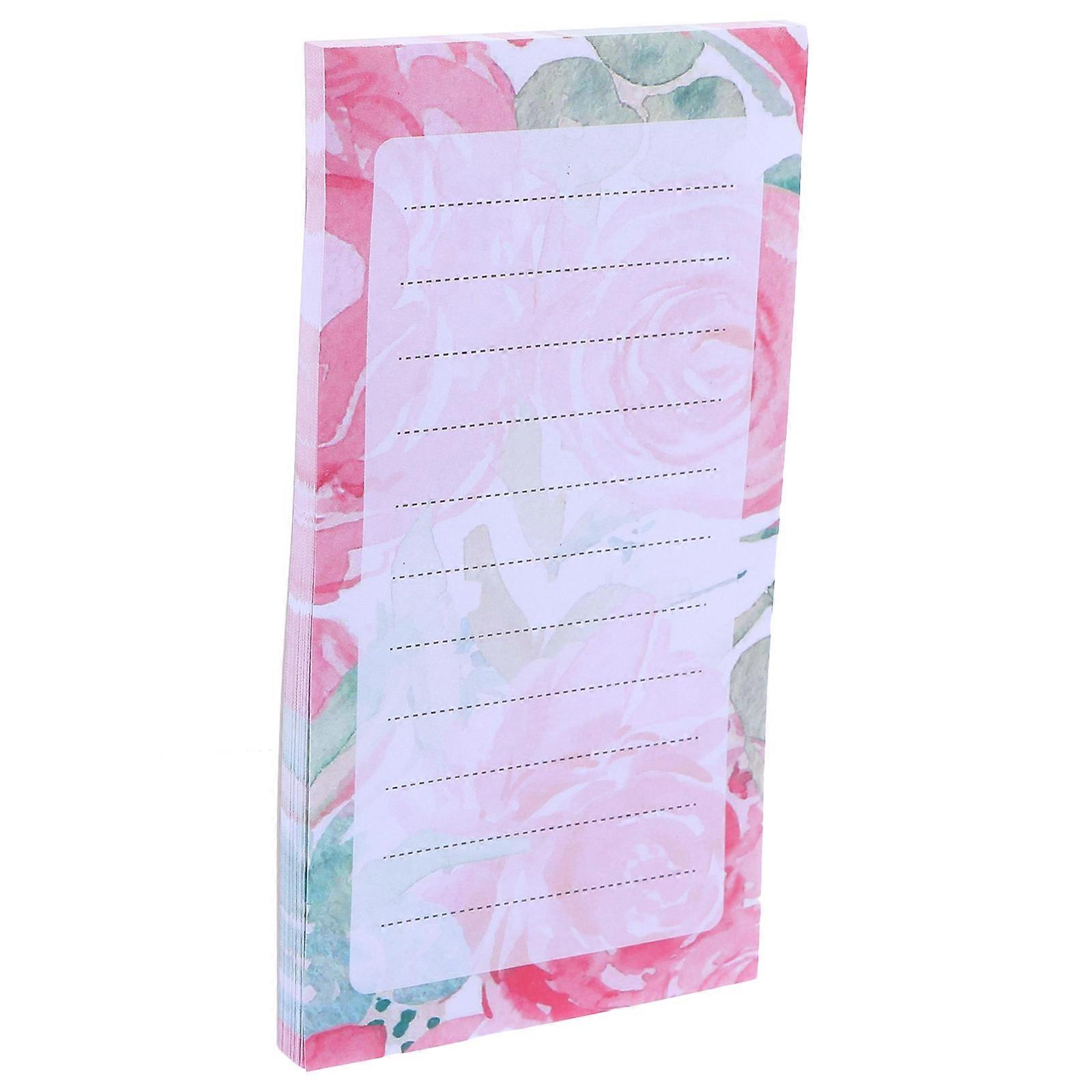 Magnetic Memo Pads For Refrigerator Sticky Notebook Message Notes Home Use Multi-Colored 14x7.5cm Note Taking 50Pcs