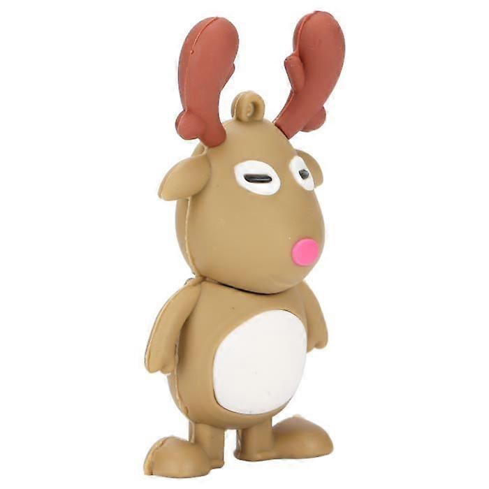 HURRISE USB Flash Drive USB Memory Stick Light Portable Safe Reliable Exquisite PVC Christmas USB Flash Drive Computer Memory Card 32GB