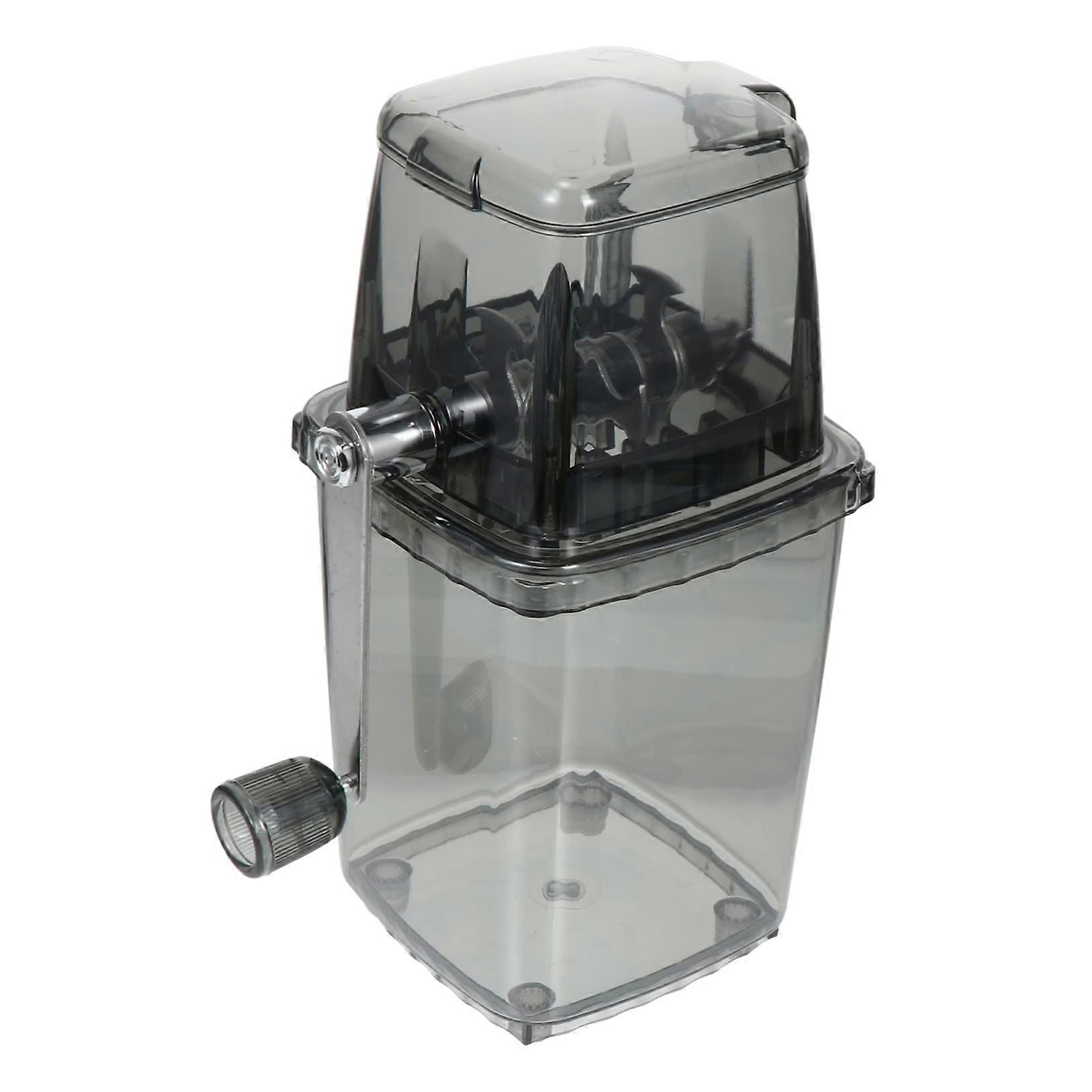 Manual Hand Crank Ice Crusher Ice Grinding Machine for Ice Cubes for Home, Office, and Parties, for Household Use and Special Occasions.