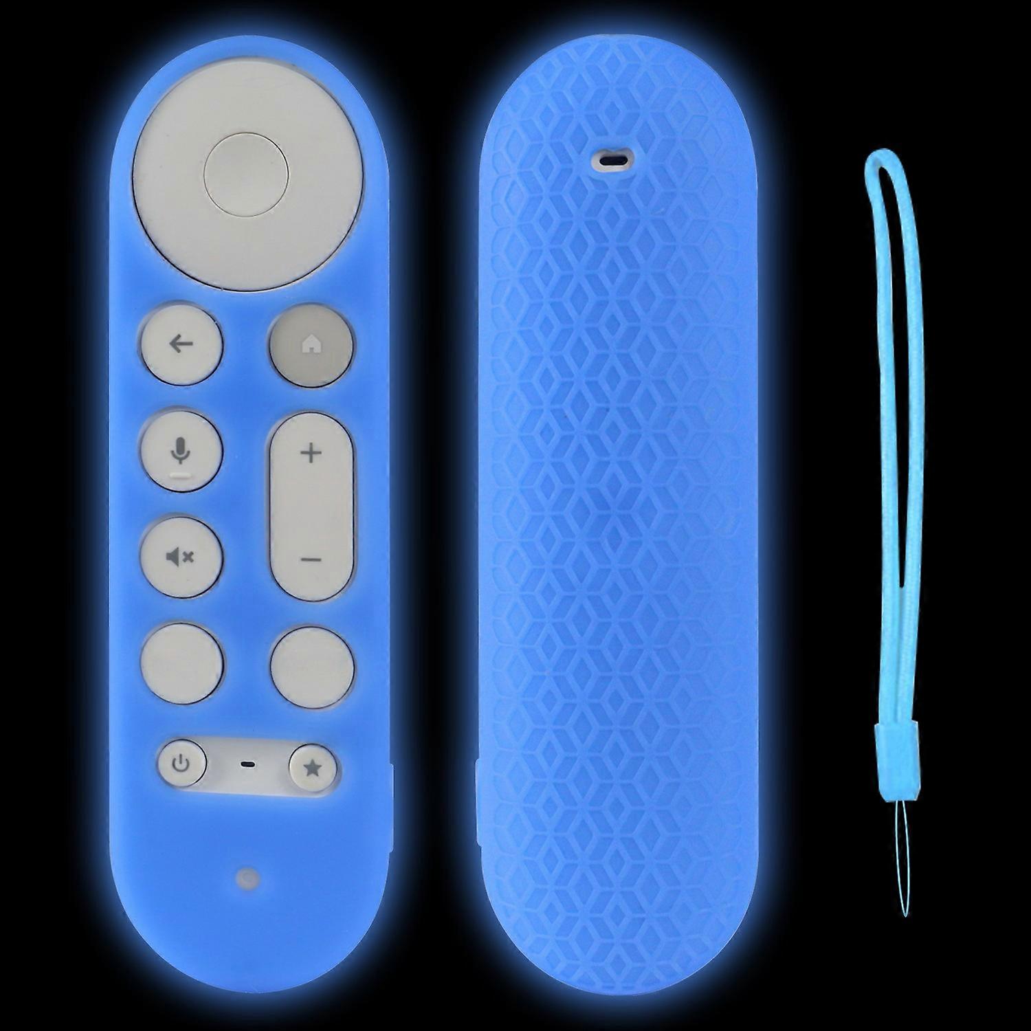For Google TV Streamer Voice Remote Silicone Case TV Accessories Remote Control Protective Cover wit