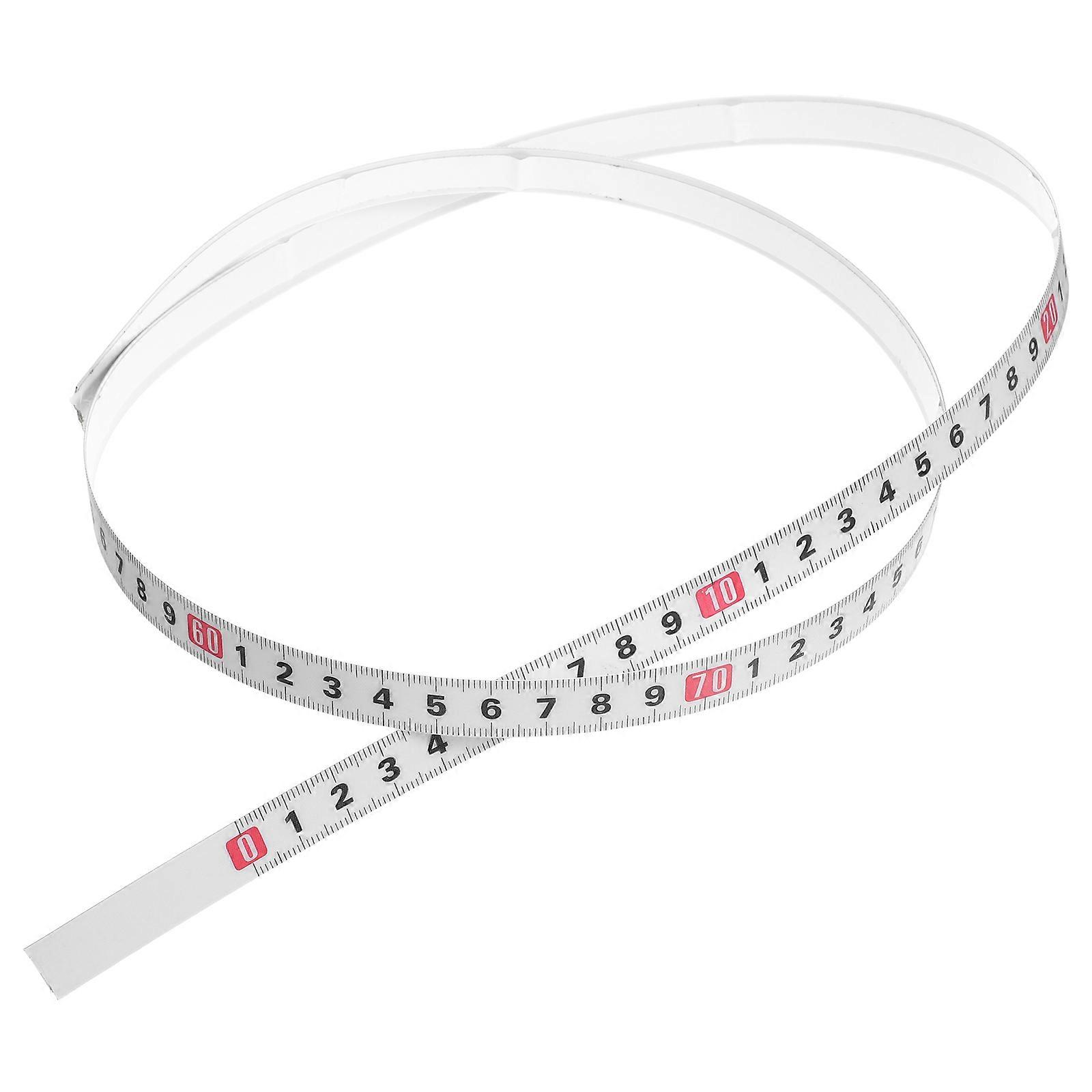 Adhesive Ruler Tape Metric Scale Workbench Ruler 1m Precise Measurement Nylon Coating 1 Roll