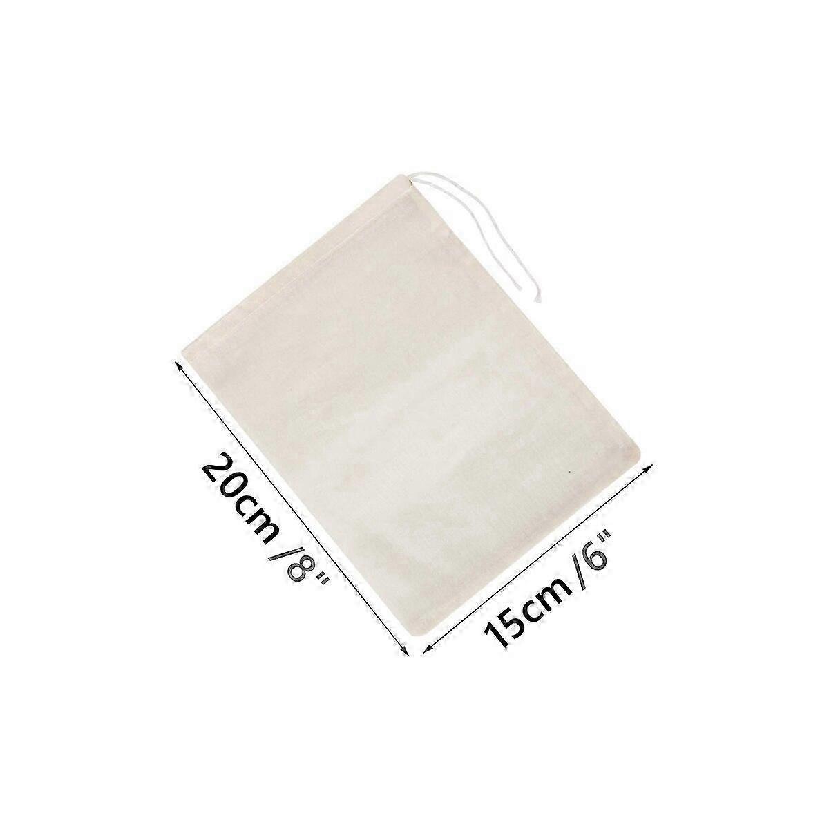 Natural Cotton Nut Milk Bags for Straining, Unbleached Cheesecloth Kitchen Filters, Ideal for Food, Cheese, and Yogurt with Fine Mesh Design