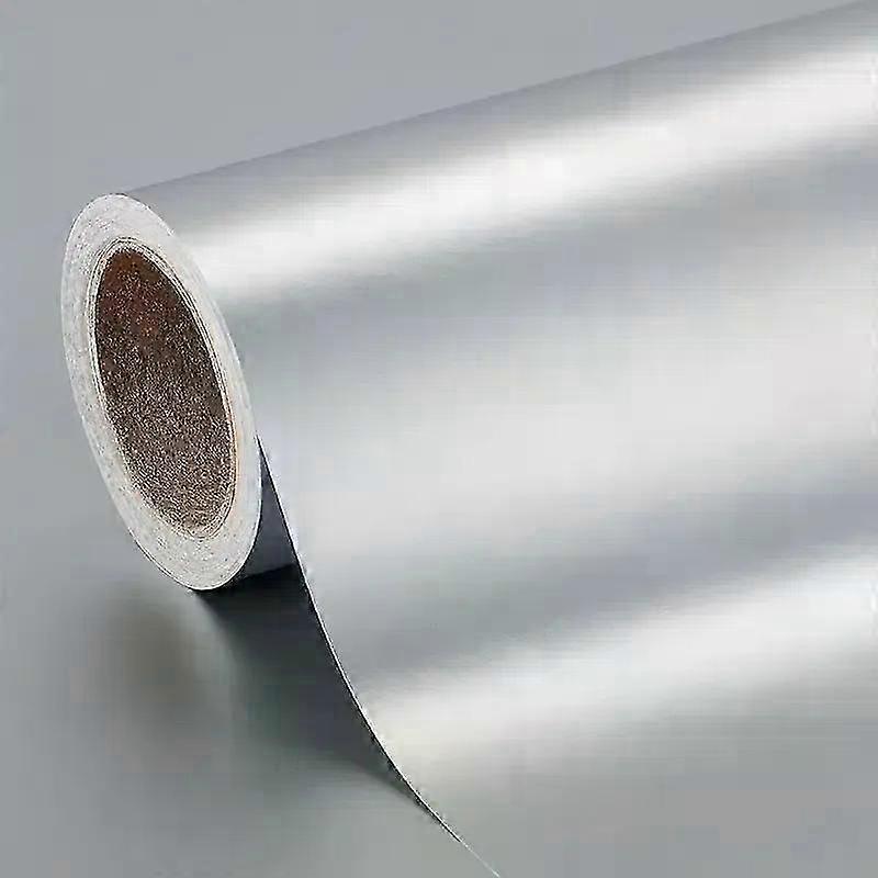 Premium Argent Mat Métallisé Chrome Vinyle Wrap DIY Véhicule Voiture Wrapping Foil Air-Release Adhésif Stickers