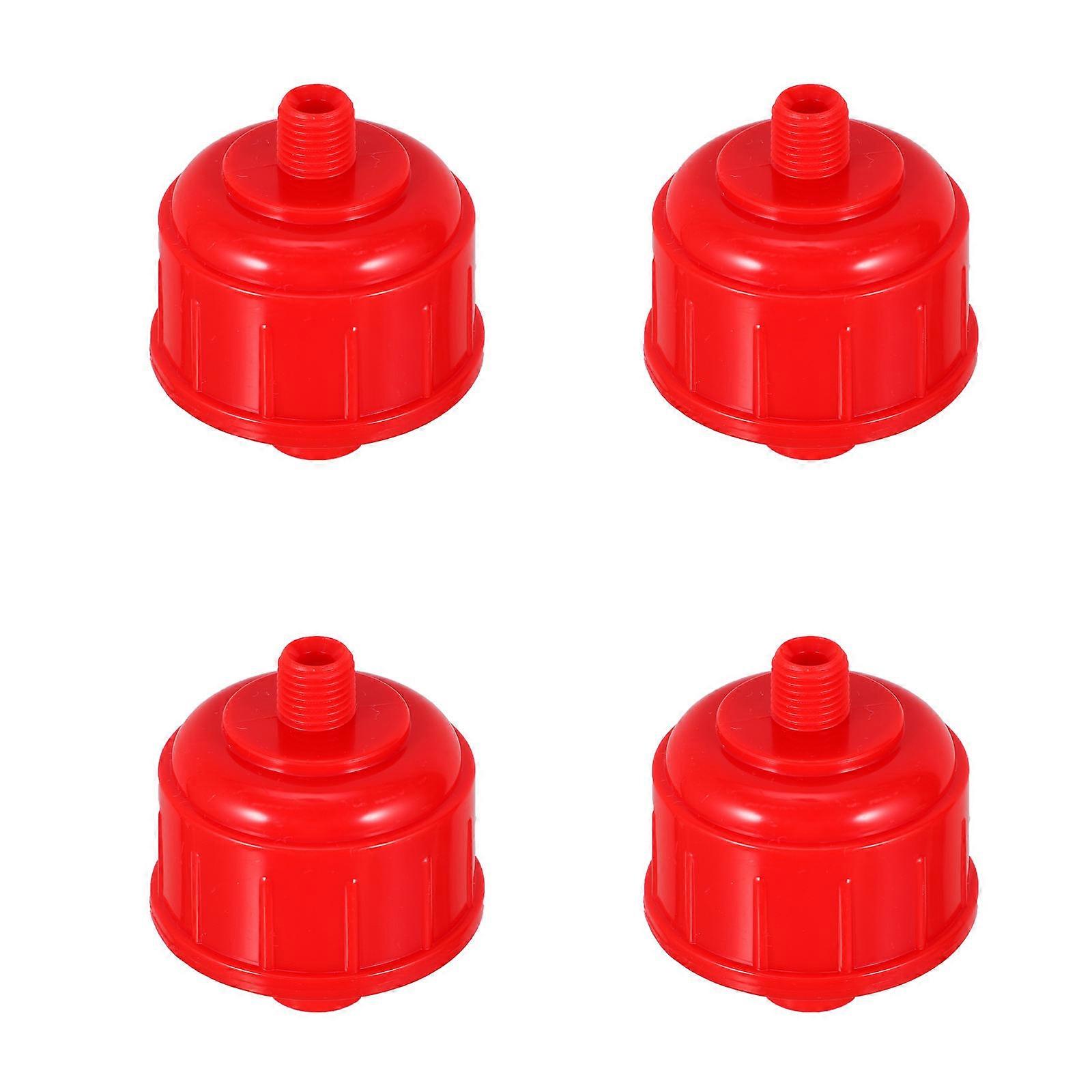 Disposable Filters for Home Use Attach Directly Plastic Red 4pcs 0.5in