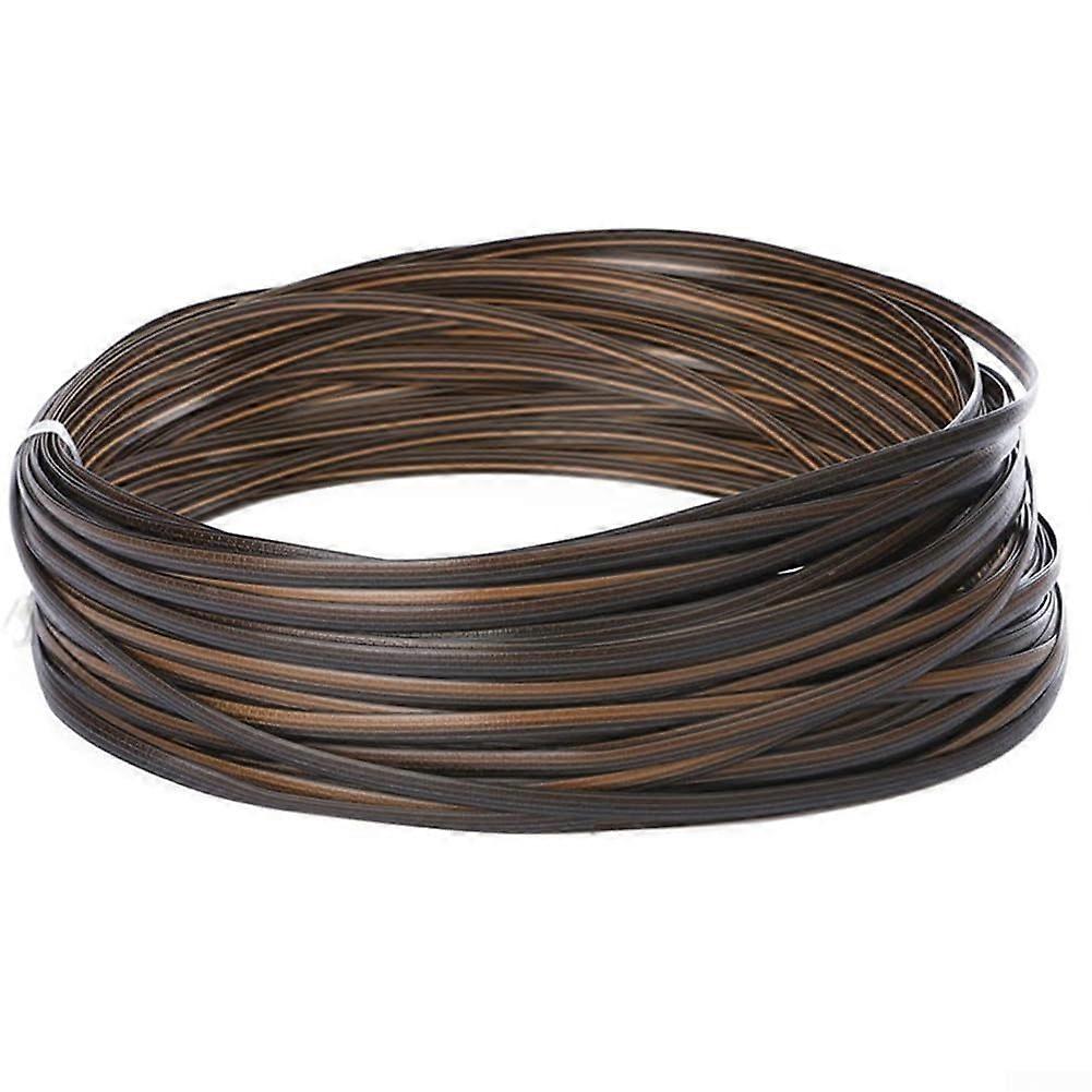 For DIY projects with a 36.6m flat wicker set for home and garden (brown).
