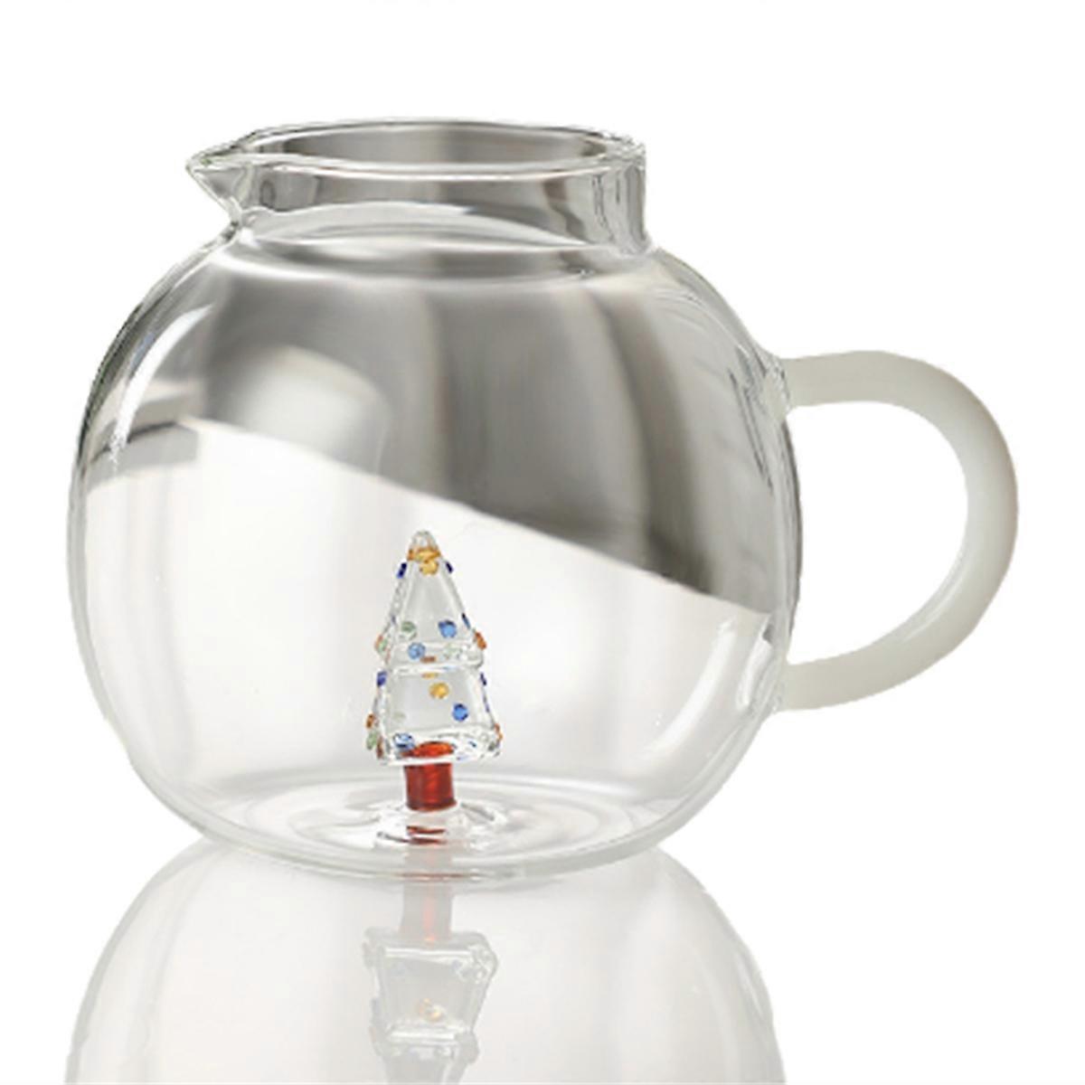 Cute Pot-Bellied Cold Kettle Three-Dimensional Animal Farm Kettle Household High Borosilicate Glass