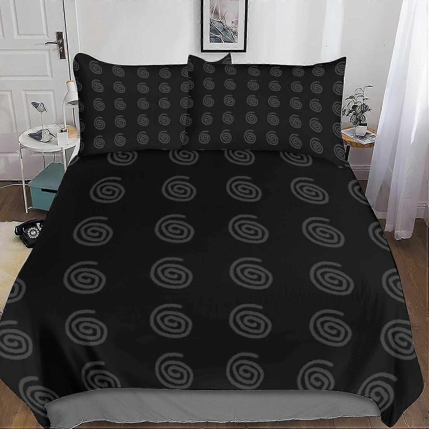 Exotic Prints Bedding Set Duvet Cover Soft Microfiber Tartan Quilt Cover with 3D Print Design for Kids and Adults 3 Piece Set with Zipper