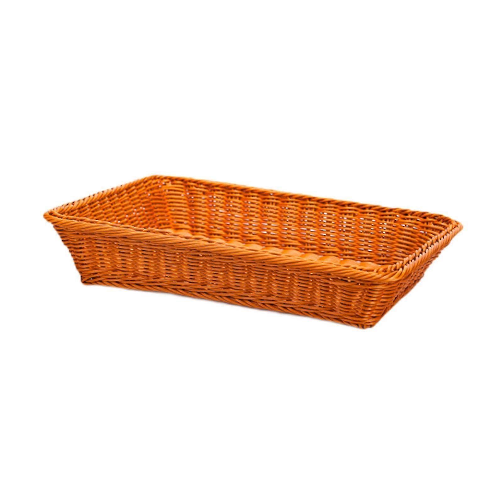 Cesta de Servir Tecida para Mesa de Fazenda, Recipiente de Comida Perfeito para Doces e Outros Doces