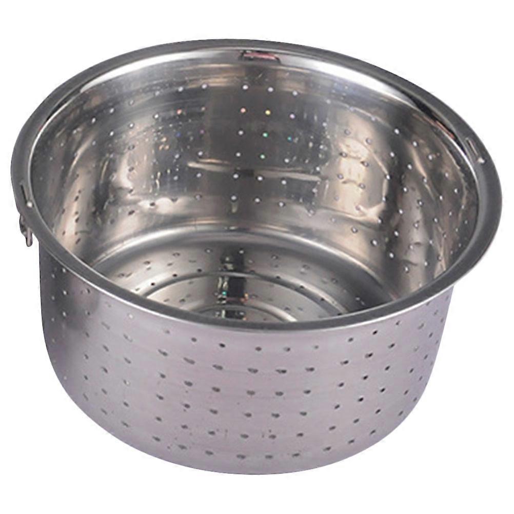 It sounds like you're referring to a **stainless steel steamer basket insert** designed for use with rice cookers. This is a versatile and handy
