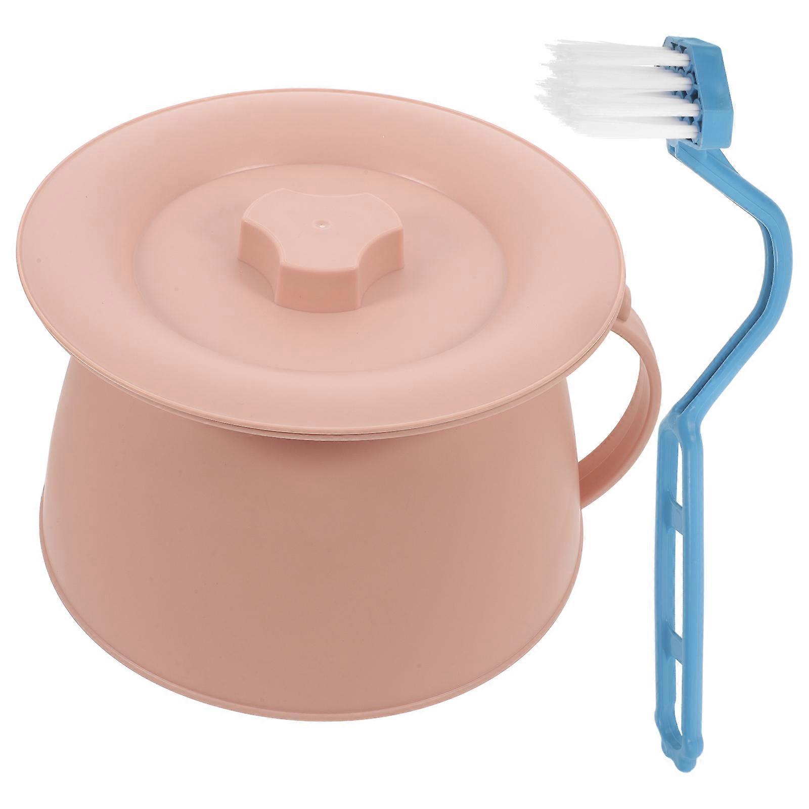 Chamber Pot Portable Toilet For Nursing Home Use 20.00X4.00X3.50cm PP Easy Cleaning 1Set