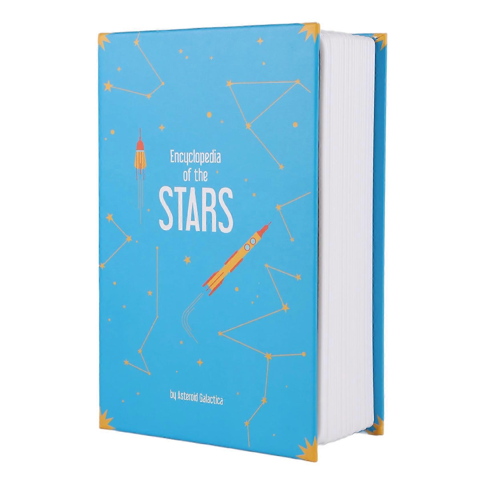 Dictionary Book Safe Storage Box, Hidden Safe with 3 Digital Combination Lock, Anti-Theft Safe Secret Box, (Blue)