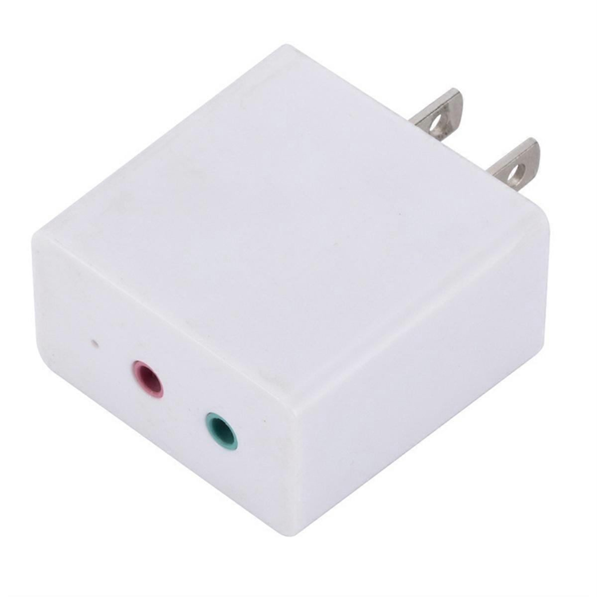 US Plug Bluetooth Adapter 2-in-1 AUX V5.0 Bluetooth Audio Receiver