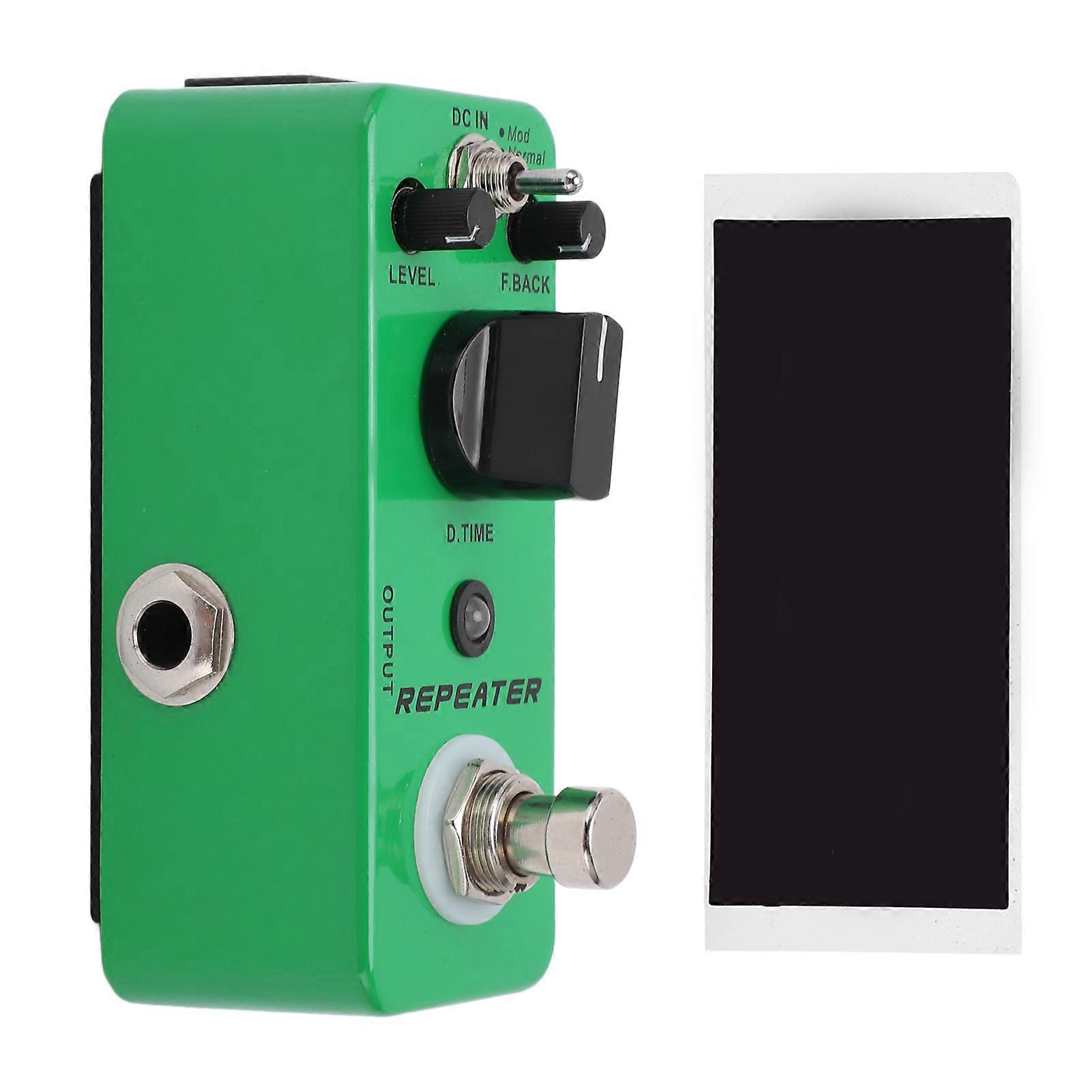 Delay Effect Pedal 3 Modes Digital Effect Pedal Repeater Delay Stompbox for Musical Instrument