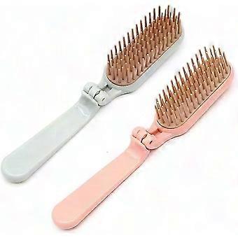 Spazzole per capelli pieghevoli compatte - Confezione da 2 Mini pettine districante da viaggio con funzione antistatica