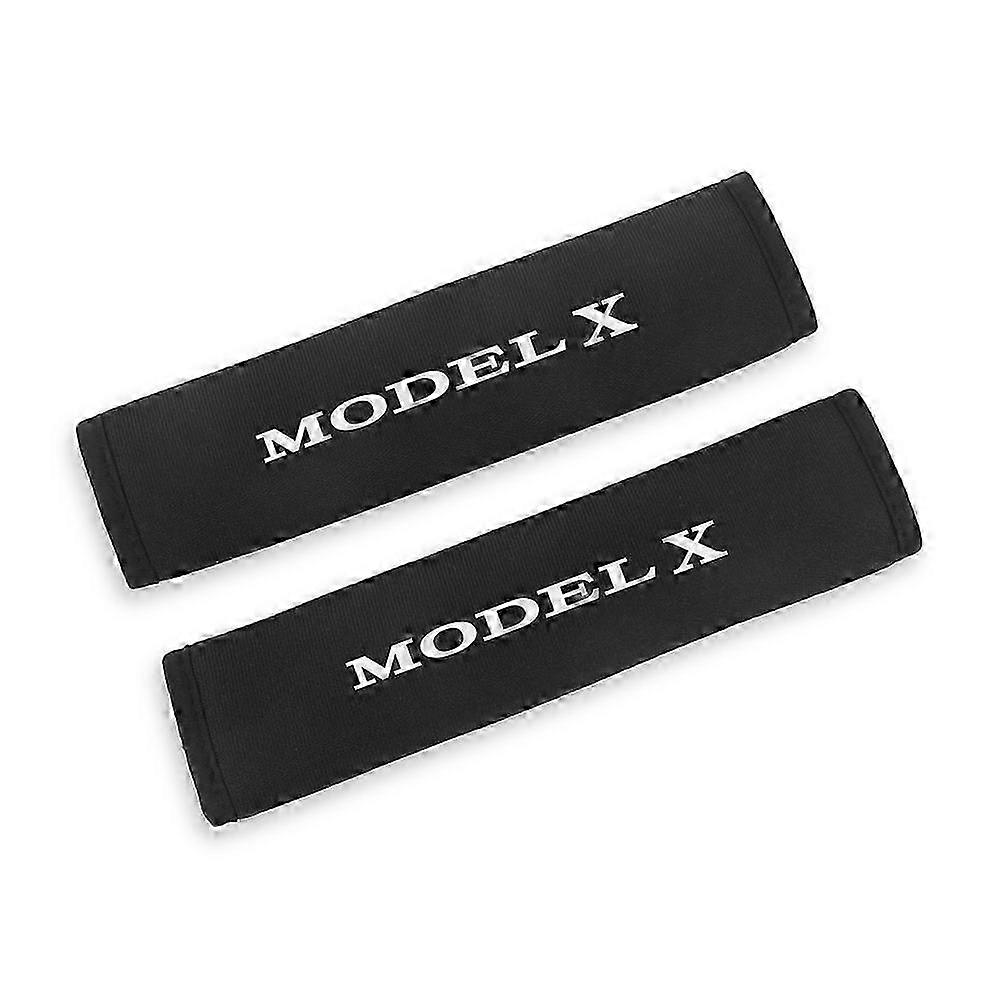 2pcs Car Seat Belt Cover Shoulder Protecor Pad Safety Belt Protector Cover Auto Accessories For Tesla 3 X S Y P100d Spacex