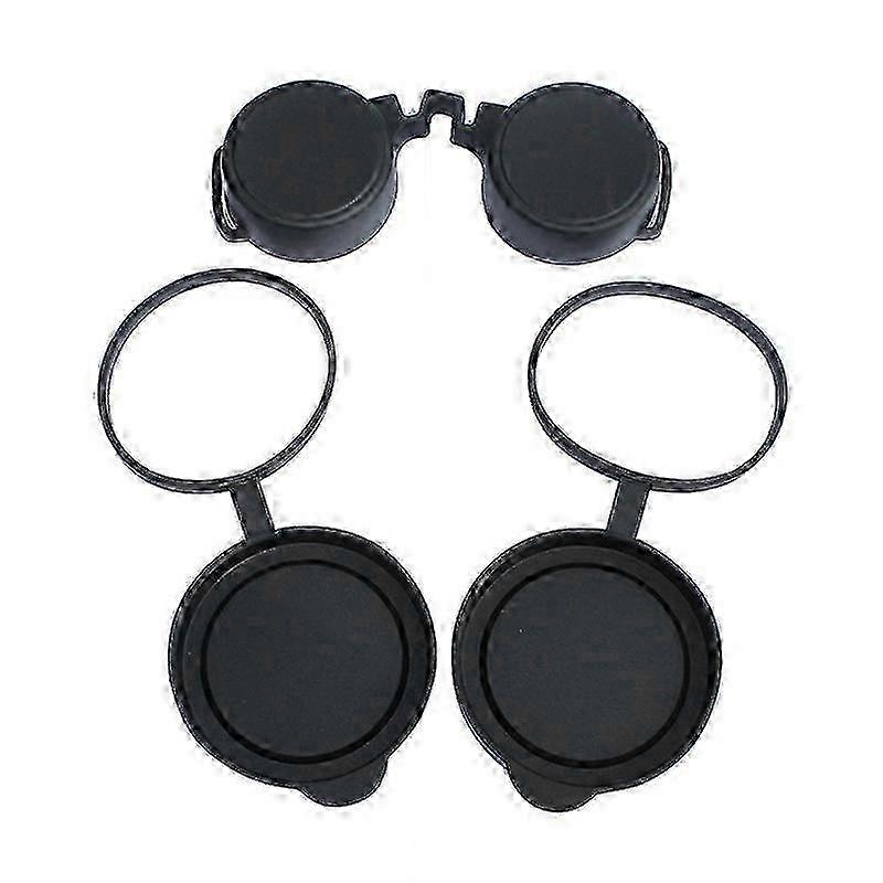 Binoculars Protective Rubber Lens Caps for 42mm/50mm Eyepiece and Telescope Lens Protection