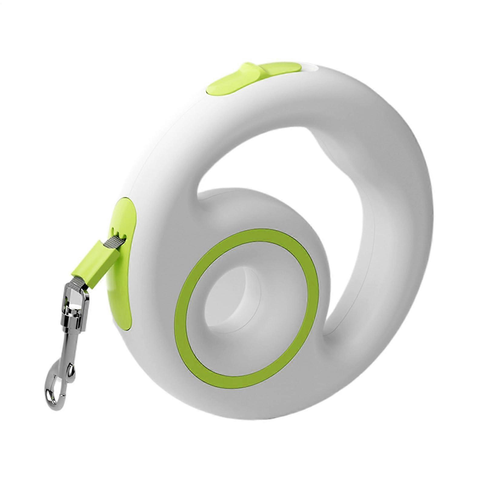 Retractable Dog Leash Automatic Telescopic Training Leash for Dogs, Ergonomic ShockAbsorbing Leash for Camping Trips Daily Walks Green