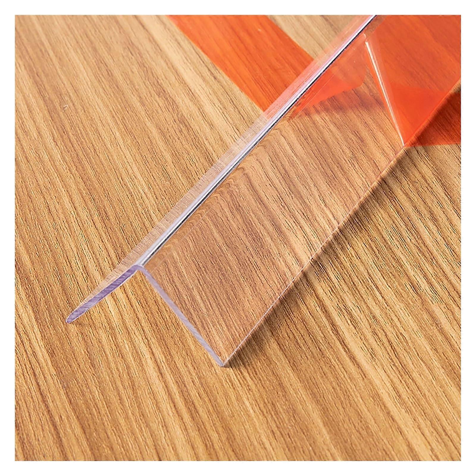Selfadhesive corner profile, transparent edge protection strip, Lshaped wall corner protector, length 1.4m/55.1inch.