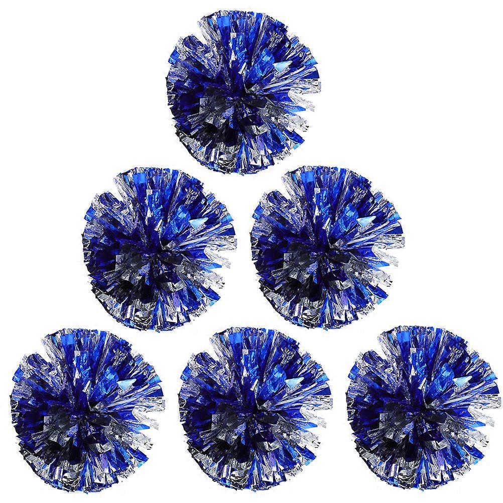 Cheerleading Poms Poms Round Cheering Props 6Pcs