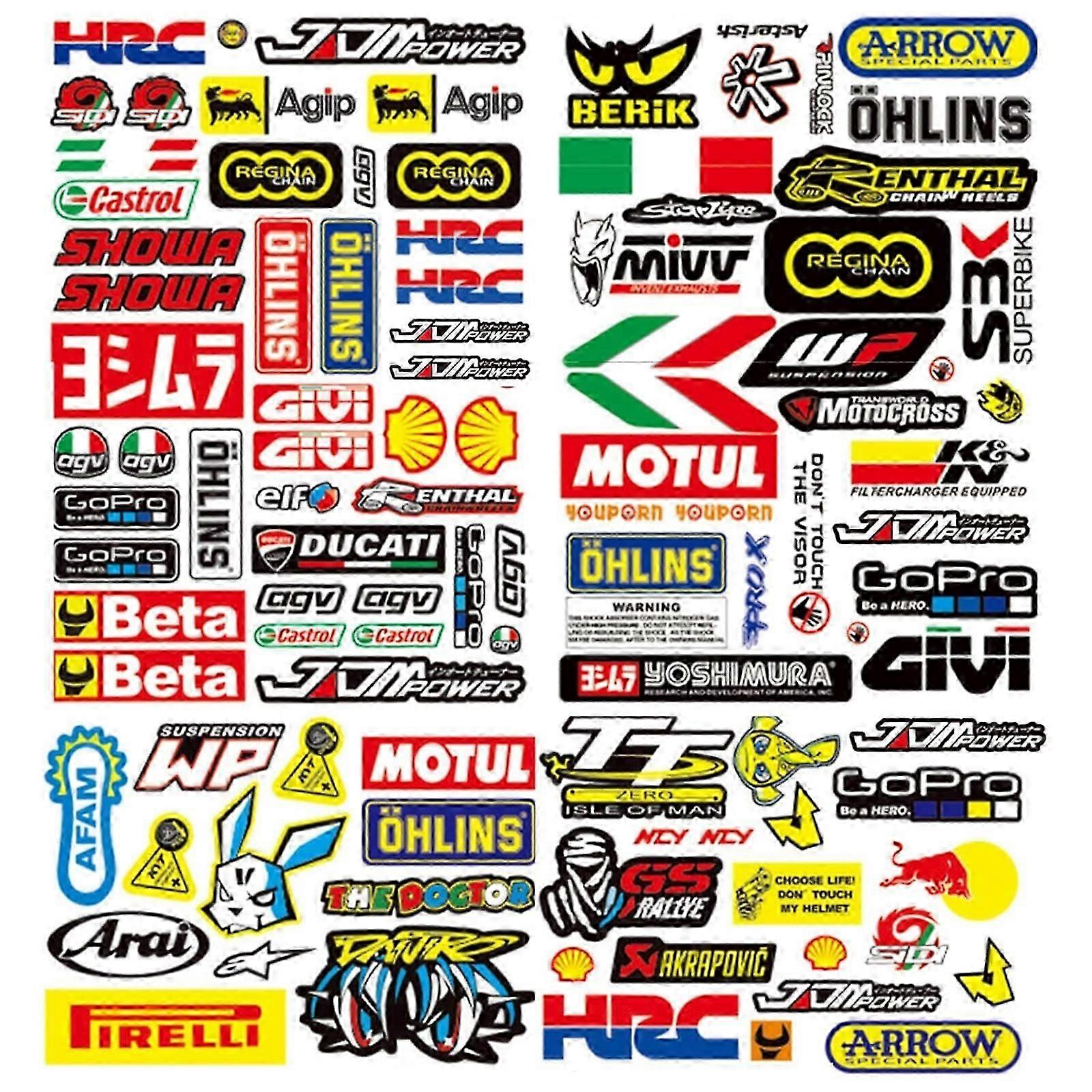 pieces/90pcs modified car decal decoration