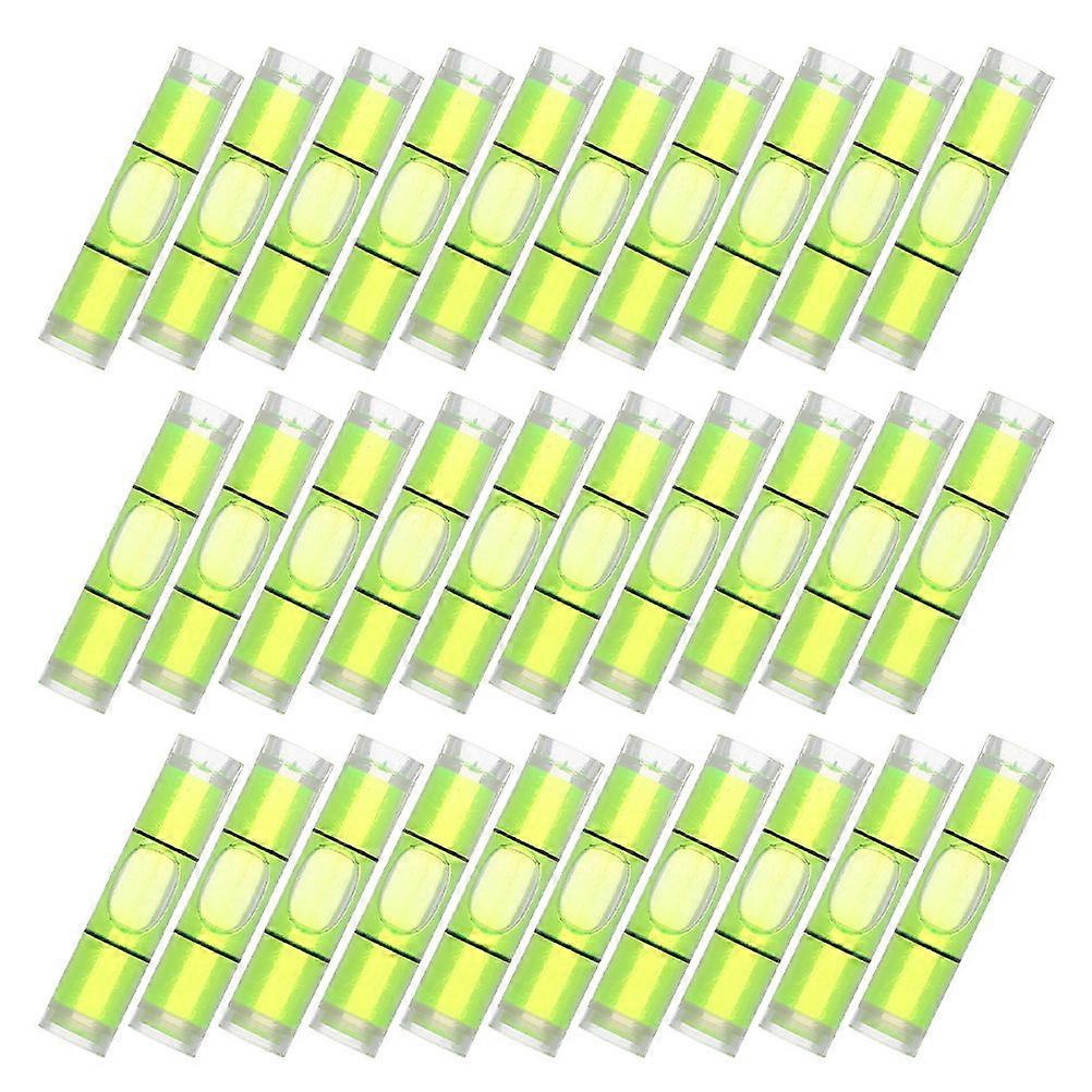 Horizontal Bubble Level Mini Cylindrical Level for Measuring 50Pcs