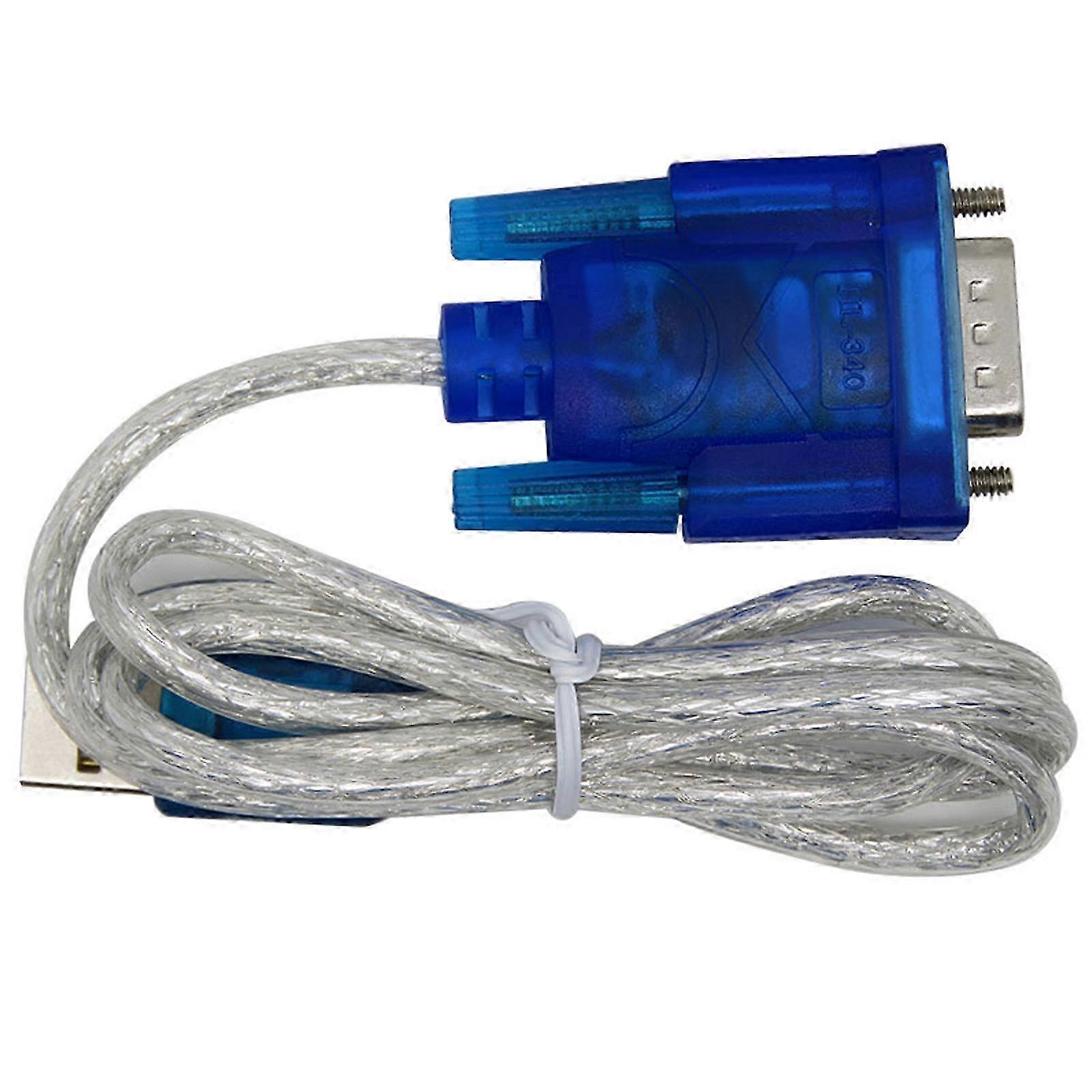 USB 2.0 to RS232 DB9 Serial Port Adapter Cable with CH340 Chip - Reliable Converter for PC Laptop & Data Communication