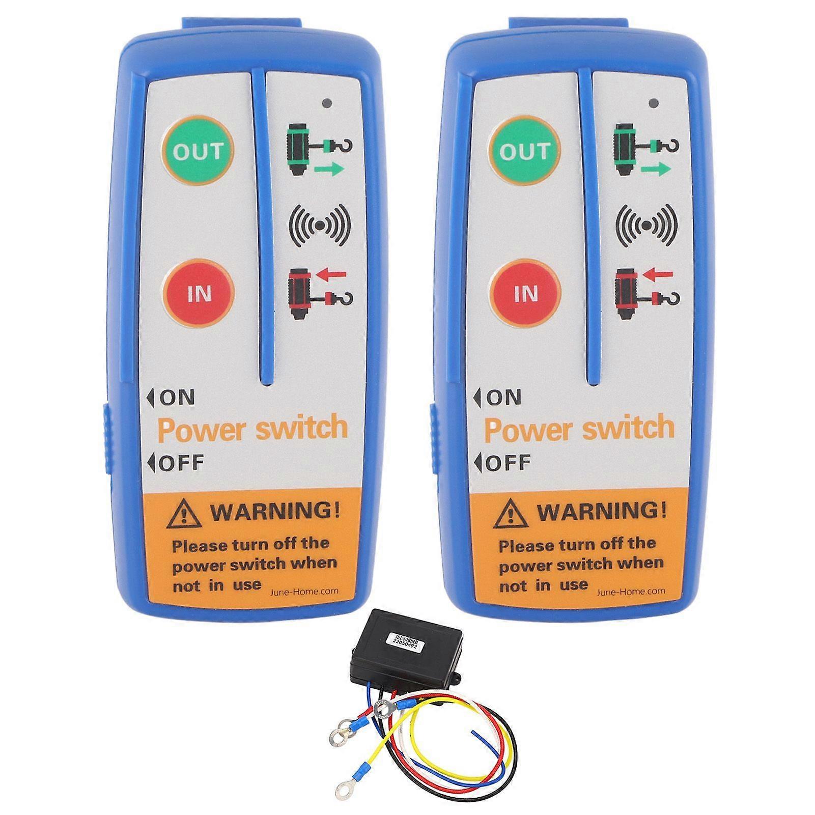 12V 50ft Wireless Remote Controller Hand?Hold Forward Reverse Console Fit for Truck ATV