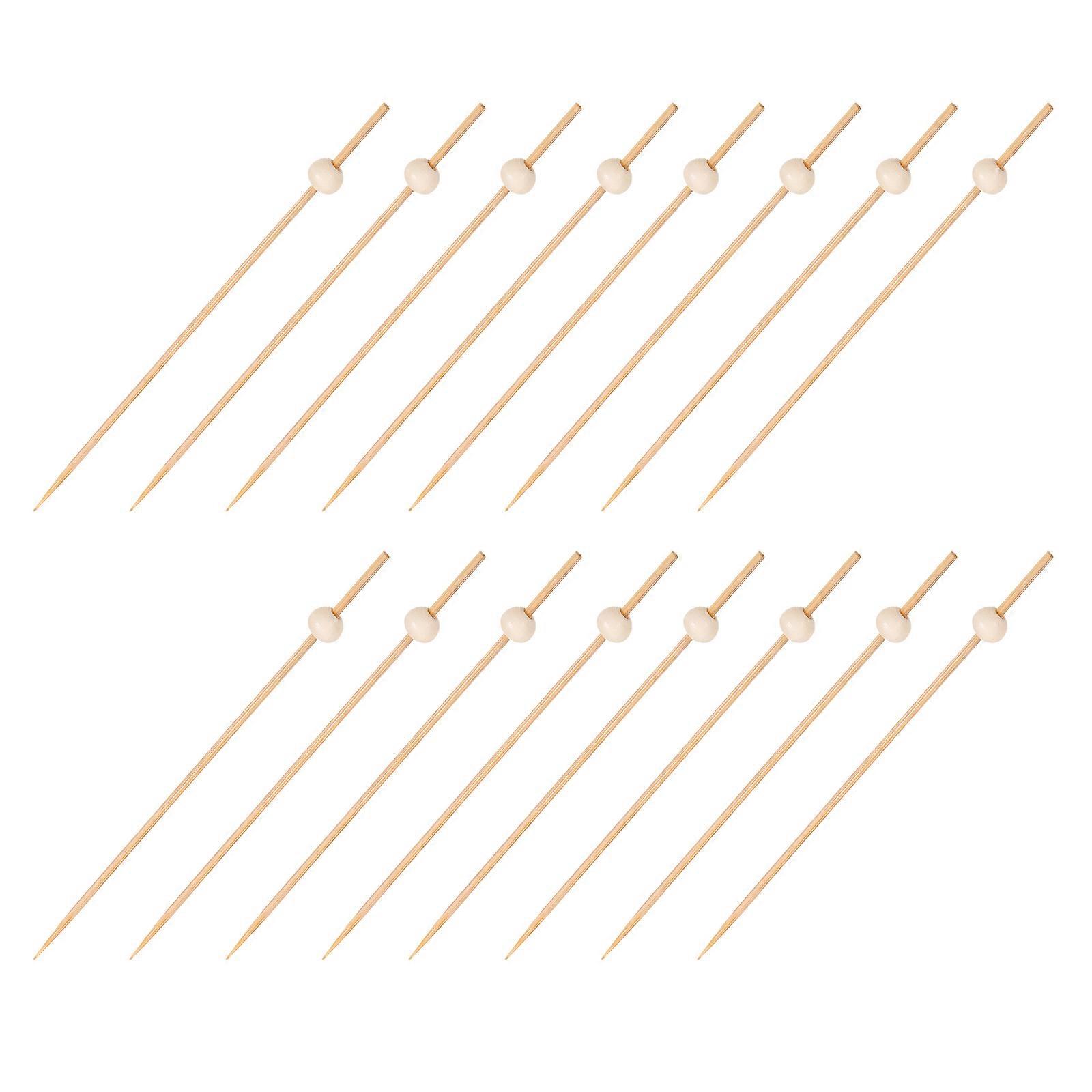 200Pcs Cocktail Picks Appetizers Skewers Bamboo Cocktail Picks Dessert Food Picks
