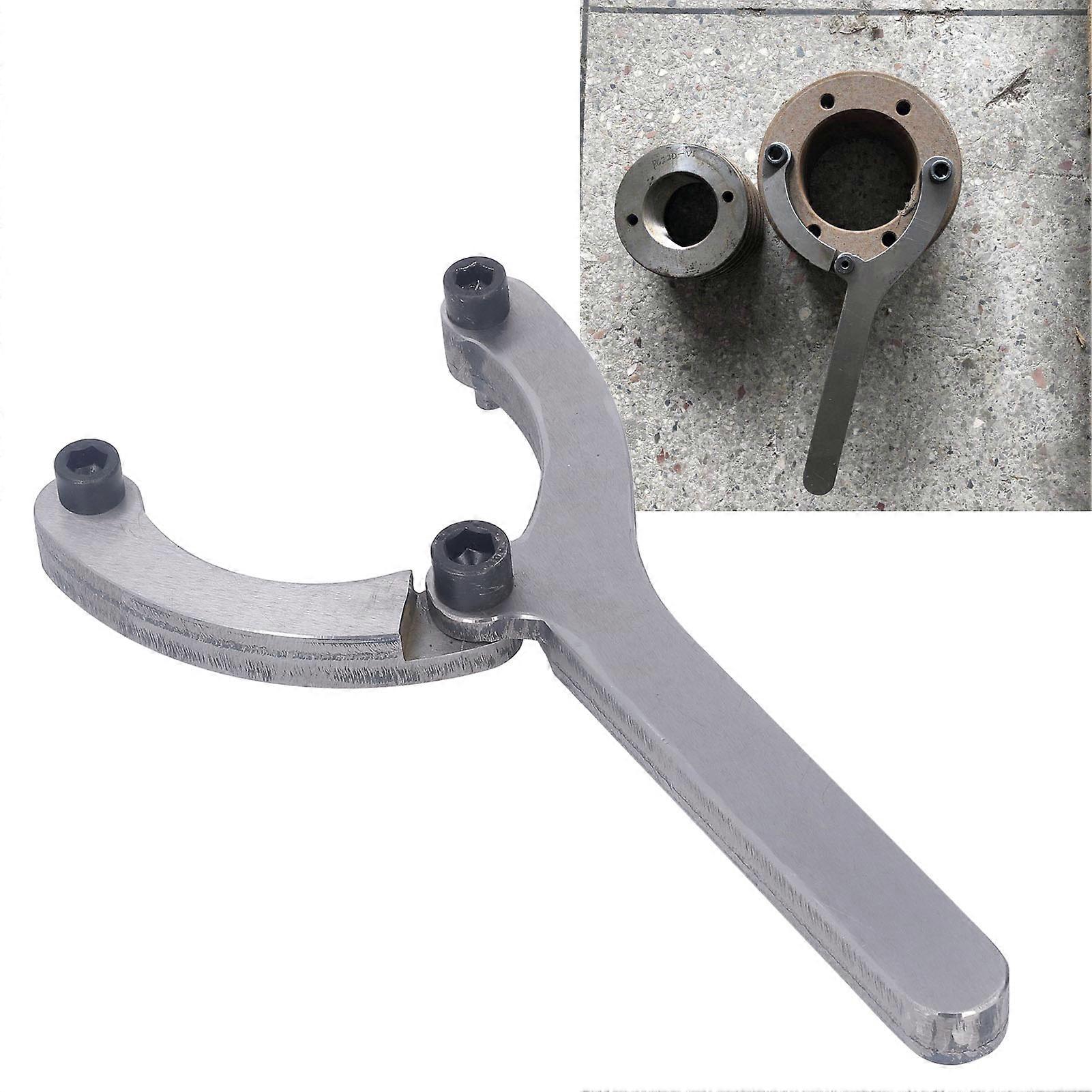 Gland Nut Wrench Alloy Steel Fine Appearance Adjustable Gland Nut Spanner with Pins for Removing Hydraulic Cylinder 