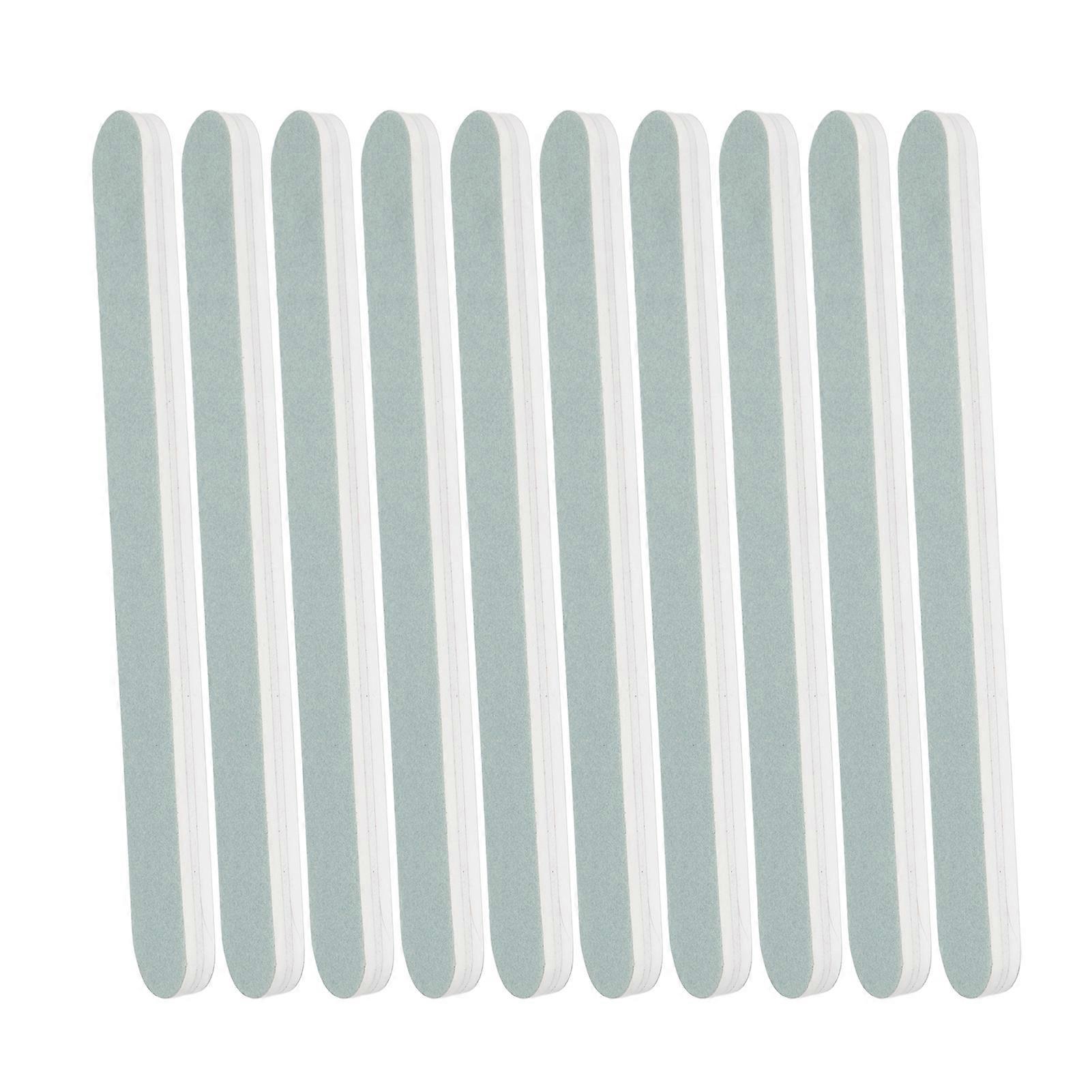 10pcs Nail Polishing Tool Rectangular Buffer Block Double Side Use Strip Professional Manicure Tool