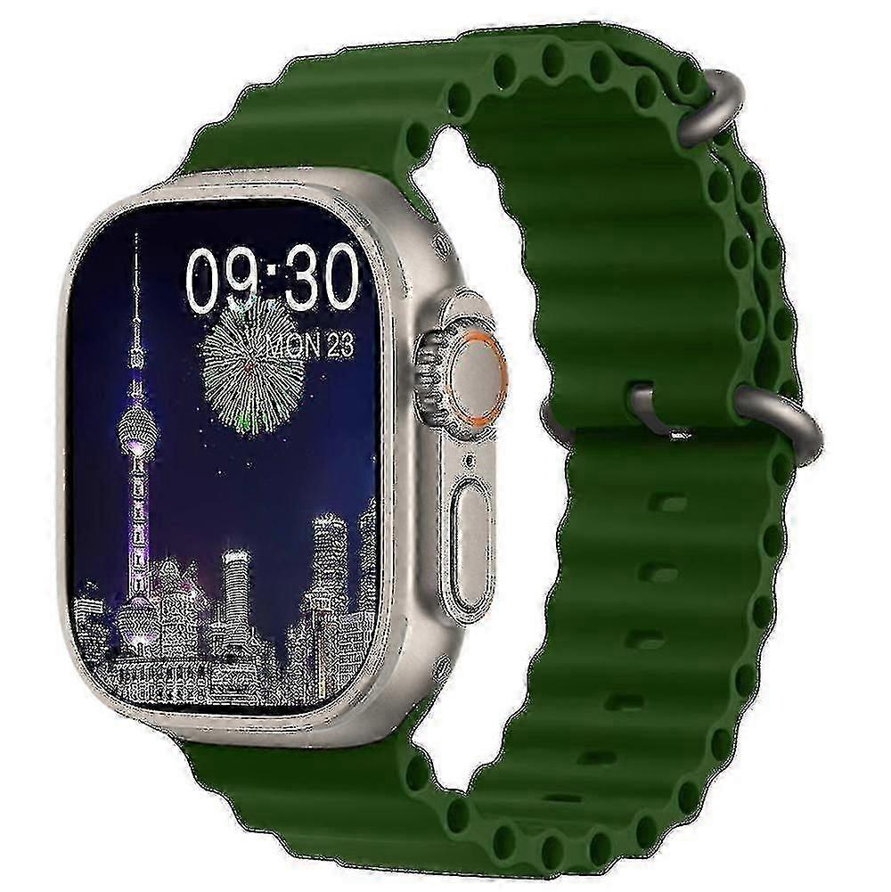 Hk8 Pro Max Ultra Akıllı Saat Erkekler 49mm Amoled Ekran Pusula Nfc Smartwatch-yky