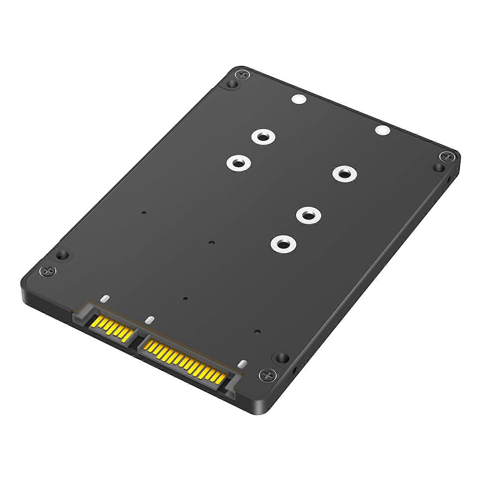 Two M.2 B Key NGFFs SSDs to 2.5in SATAIII Adapters M.2 NGFFs To SATAs Adapters Card Two NGFFs B Key M.2 SSDs Card Multicolor
