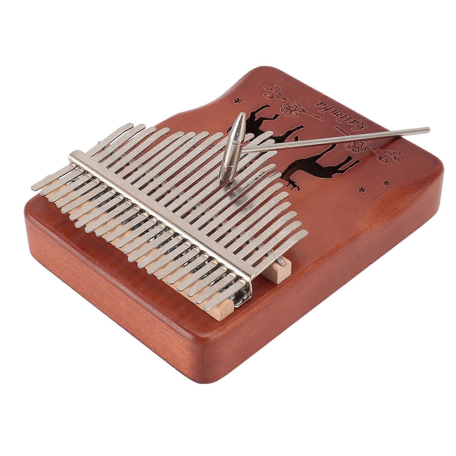 21 touches pouce piano instruments de musique Kalimba doigt piano avec protecteur de doigt chiffon de nettoyage pour débutants Type 1