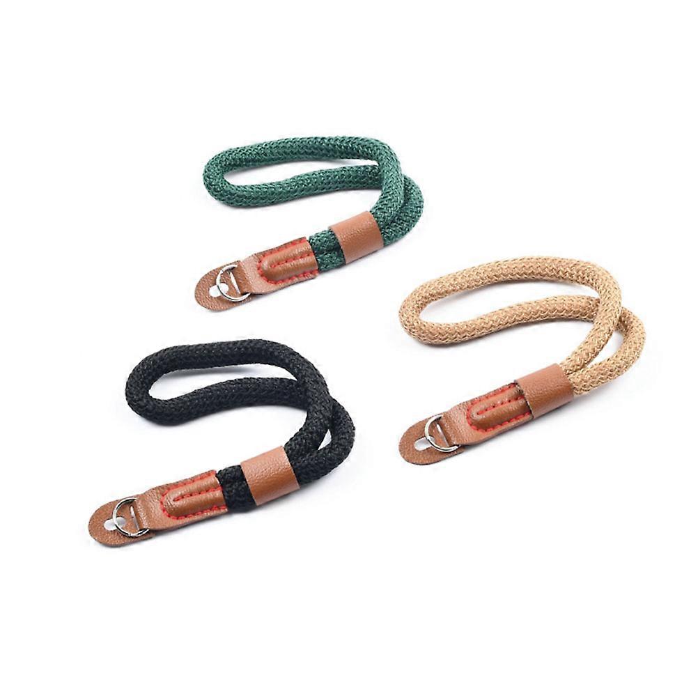 Hand Woven Cotton Camera Wrist Strap – Lightweight, Compact & Retro Minimalist Design for Photography Enthusiasts