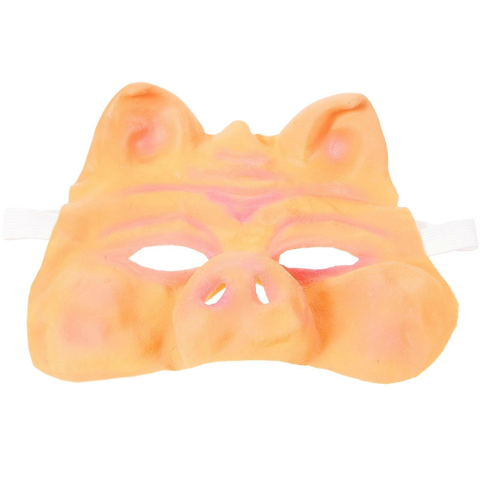 Grismask Halvmask för dekoration Latexmaterial Halloweenfest