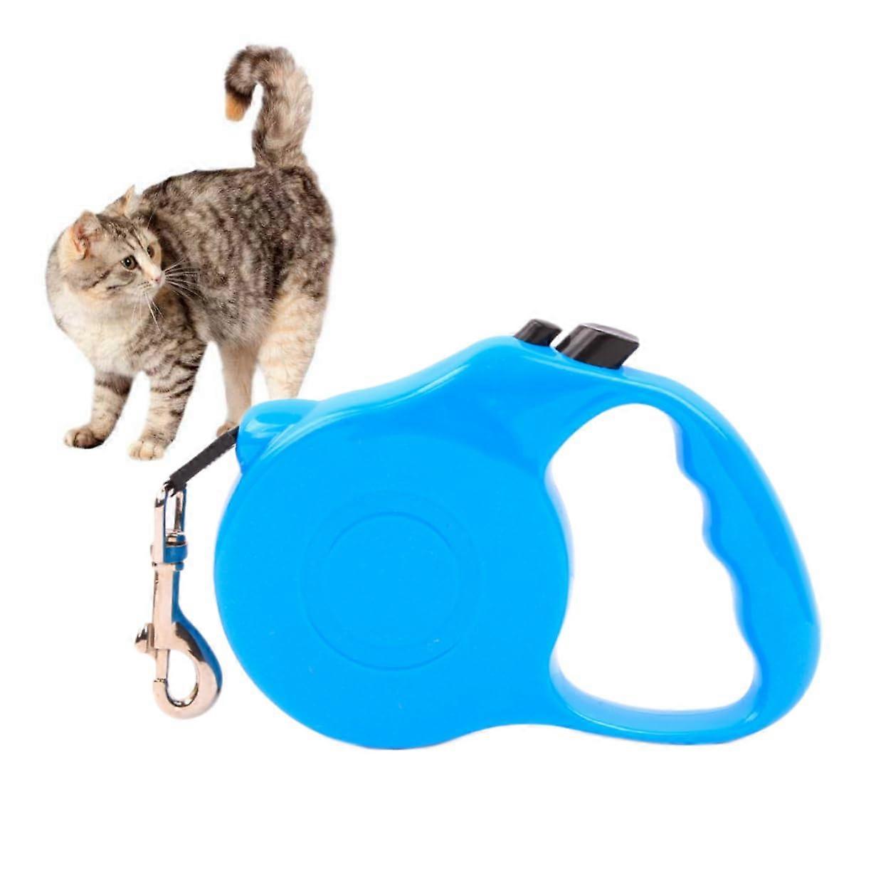 3 Dog Walking Leads for Pets, Durable Hiking Leashes, Adjustable Size, Blue Color