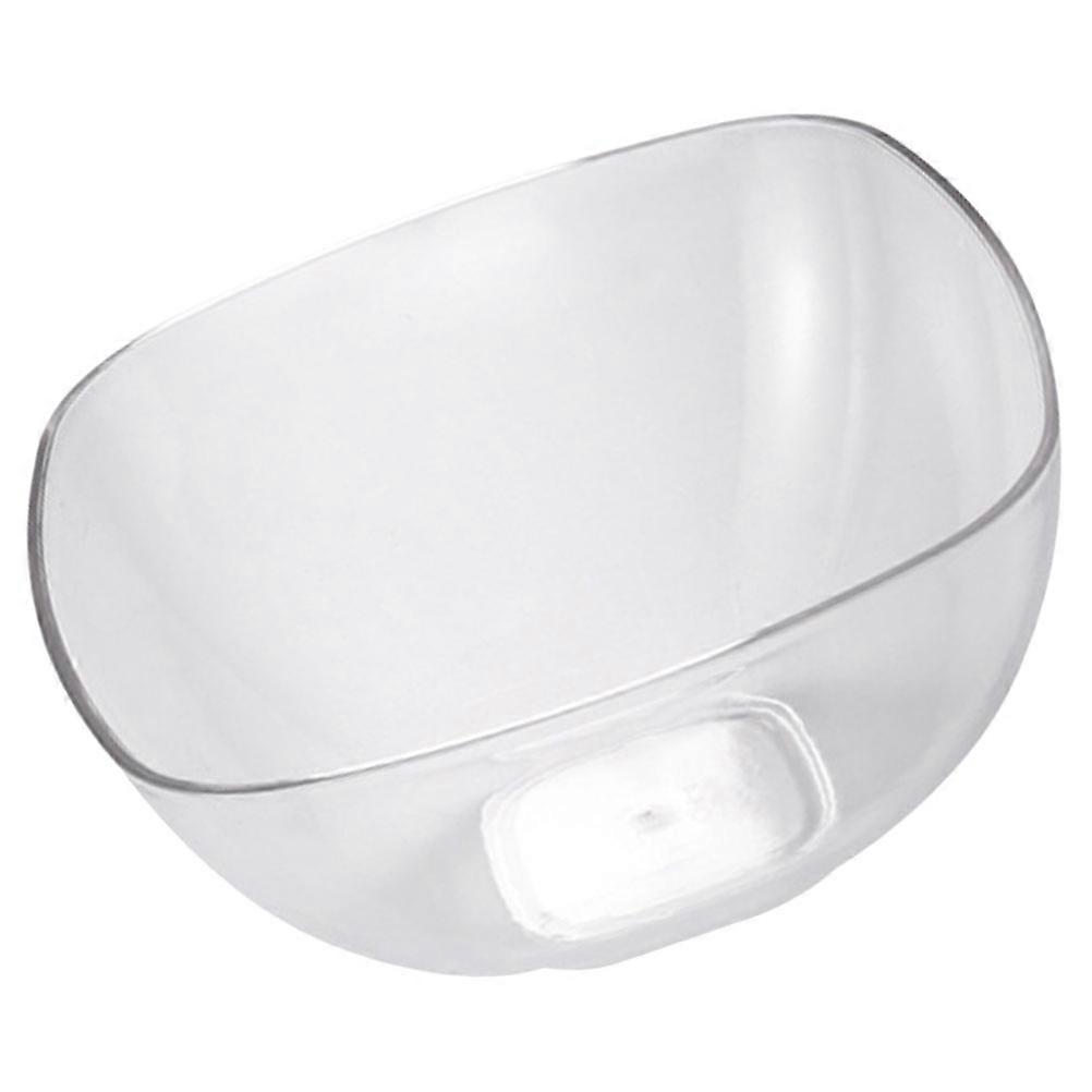 Serving Bowl Acrylic Transparent Multi-Function Indoor Use 23.7X23.7X12CM Stackable 1Set