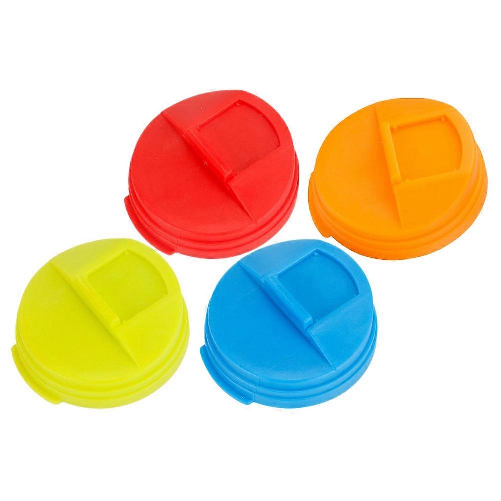 Reusable Can Lids Versatile and Leak Proof for Baby Bottle Use Assorted Color Fits Standard Cans
