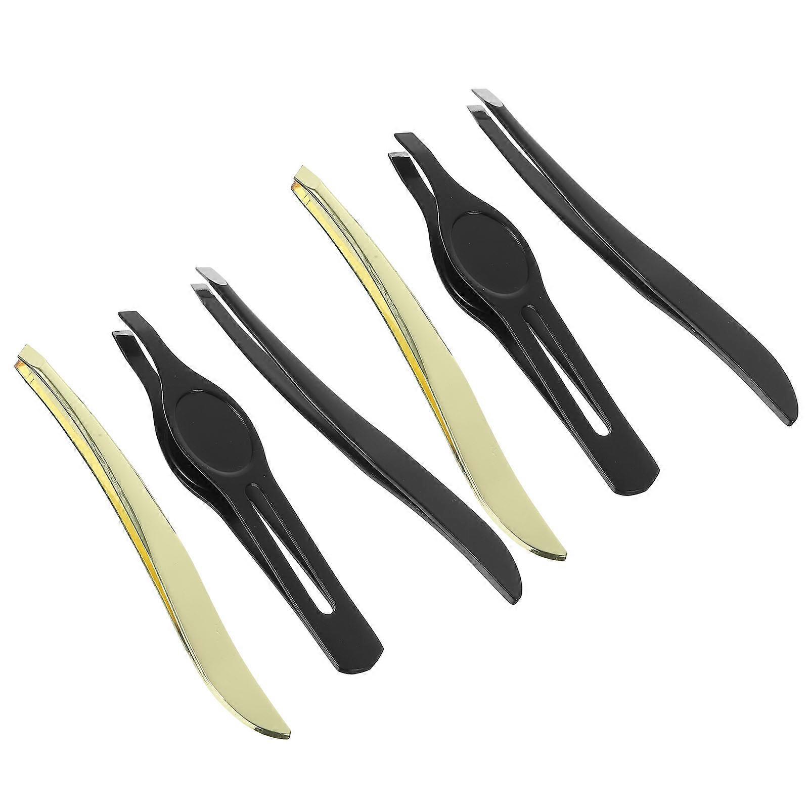 Stainless Steel Eyebrow Tweezers for Women – Ergonomic Design, Precision Grooming, Portable & Durable Eyebrow Makeup Tool