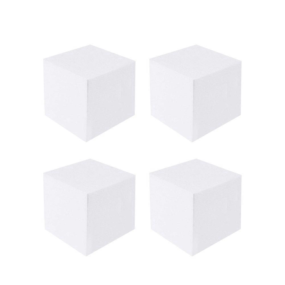 White Foam Cake Practice molds for DIY Use Perfect for Baking Crafts Smooth and 6 inch