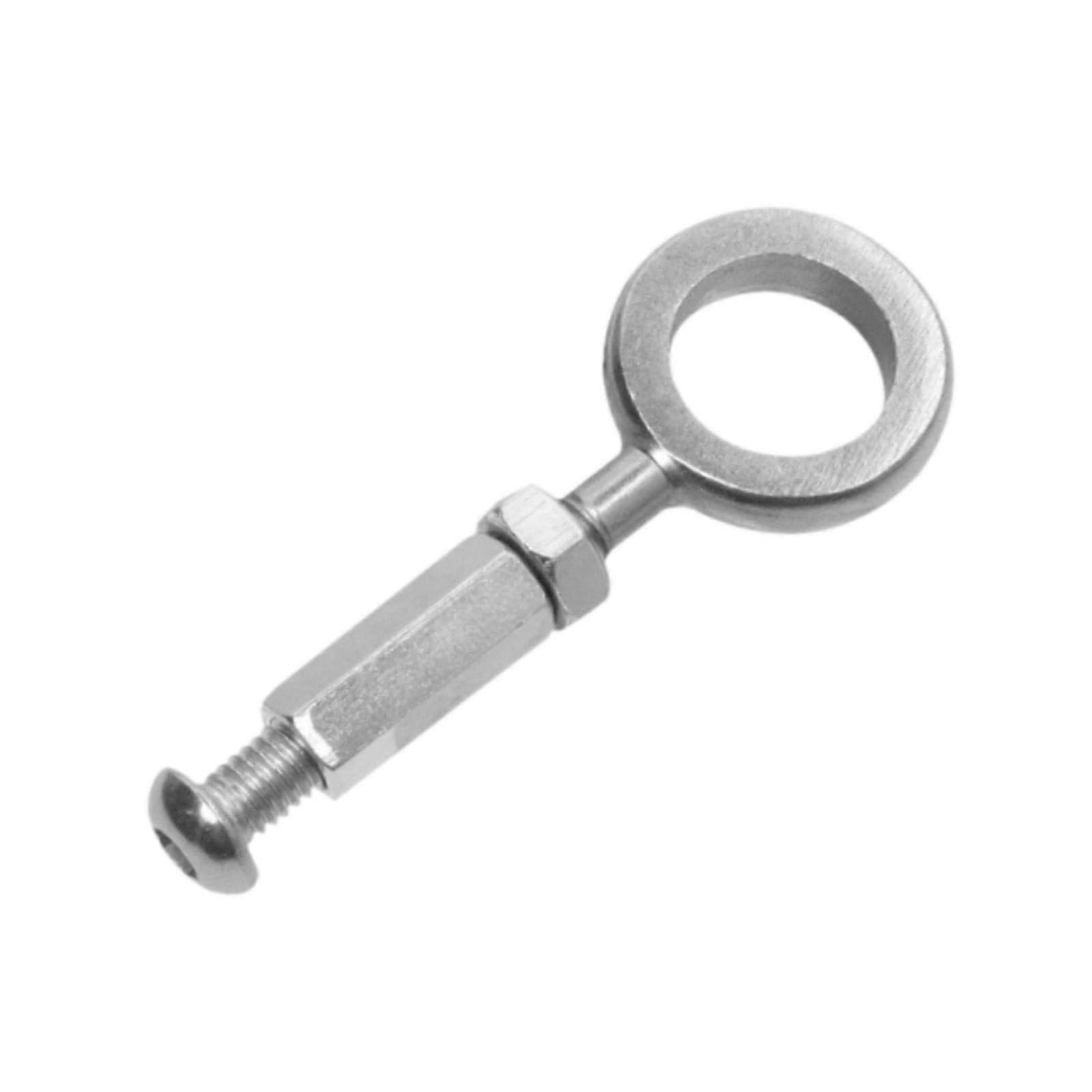 Scooter Shaft Locking Screw Assembly with Folding Hooks Components and Locking Hinge for Enhanced Stability