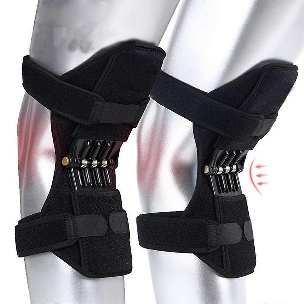 Knee Brace for Joint Pain, Power Knee Sleeves, Joint Support, Protective Sports Knee Stabilizer Pads, Rebound Spring Force Knee Power Enhancer Booster