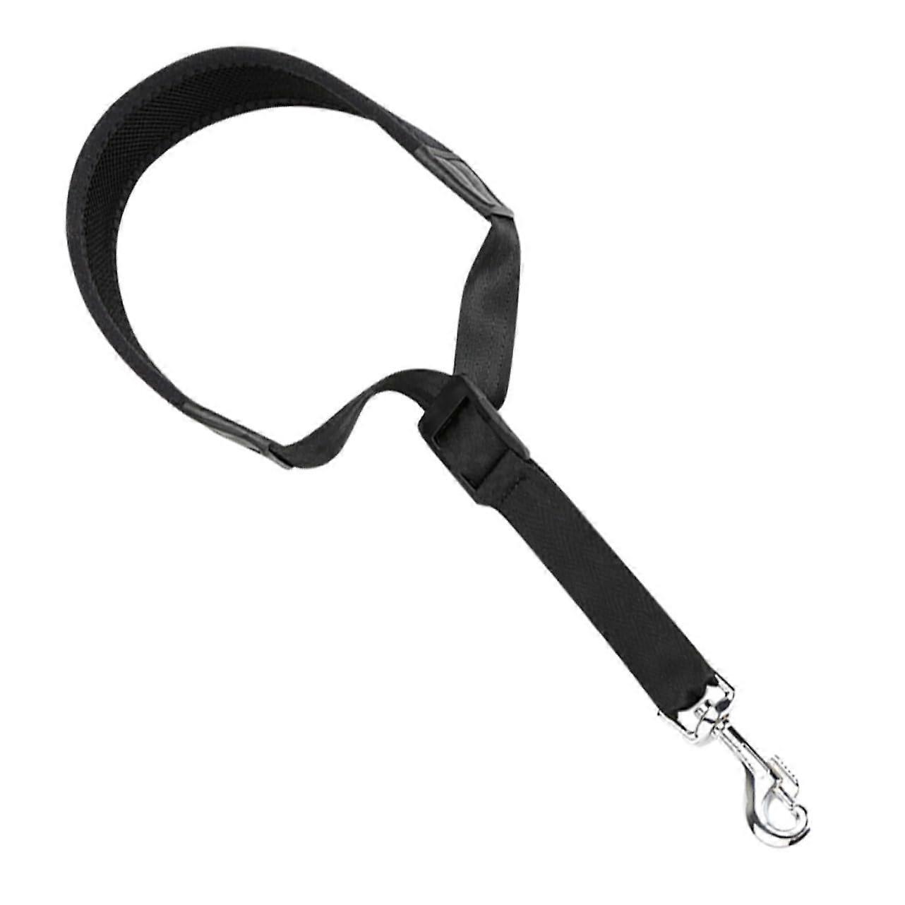 Adjustable Leather Saxophone Neck Strap with Breathable Design, Comfortable Padding for Alto and Soprano Saxophones