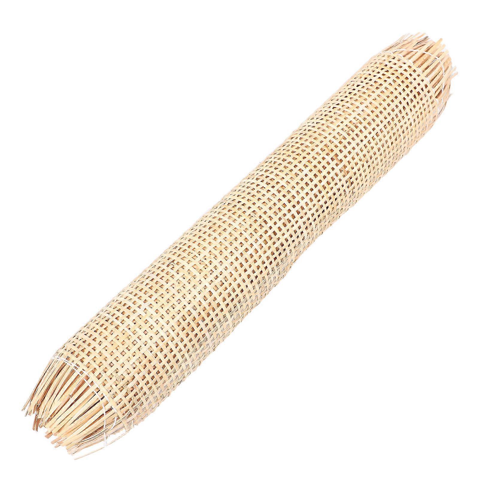 Beige Rattan Weaving Material Roll for DIY Crafts Elegant Lampshades and Home Decor 1 Roll