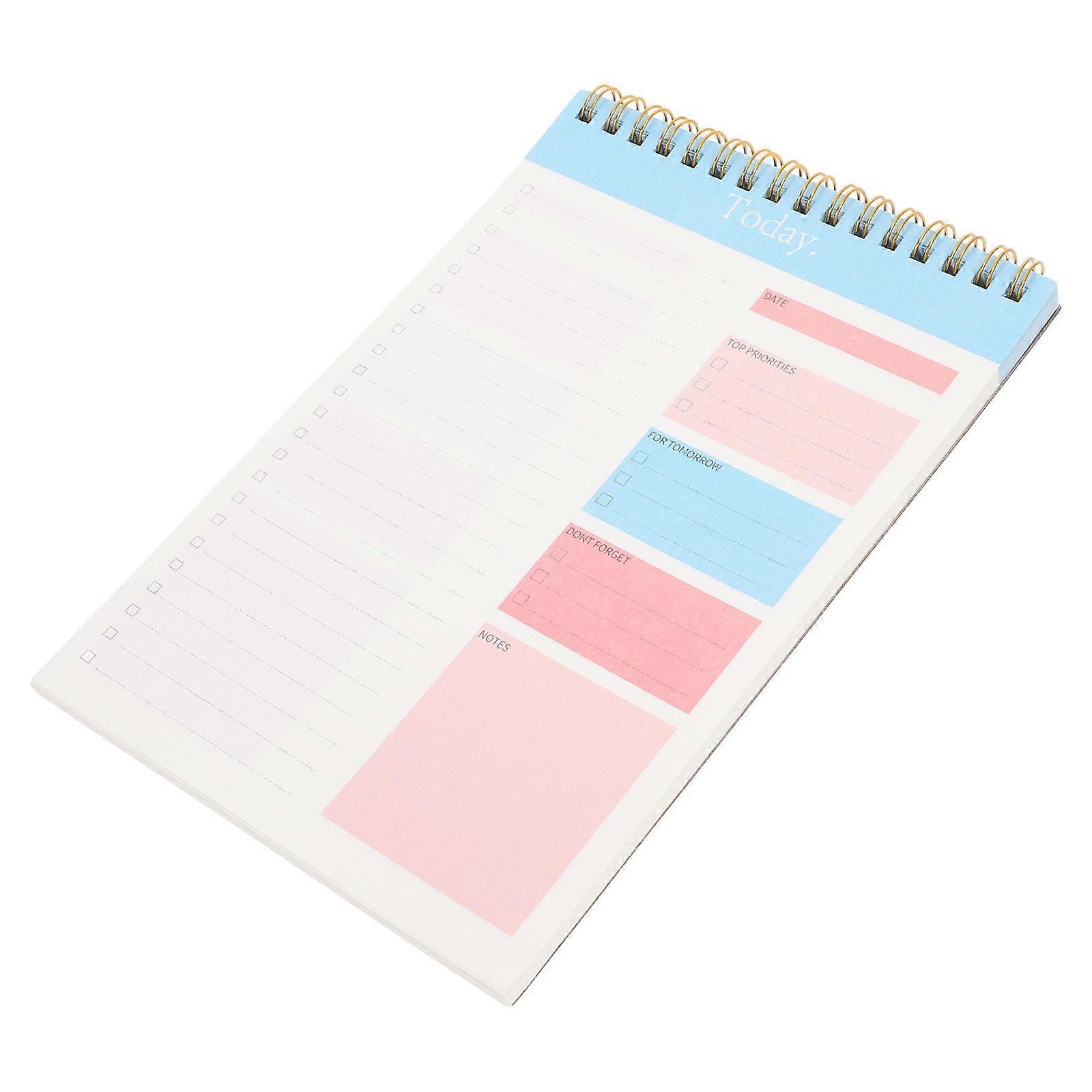 A5 Size Multi Color Desk Planner with Smooth Writing Paper for Efficient Time planning and On the Go Note Taking