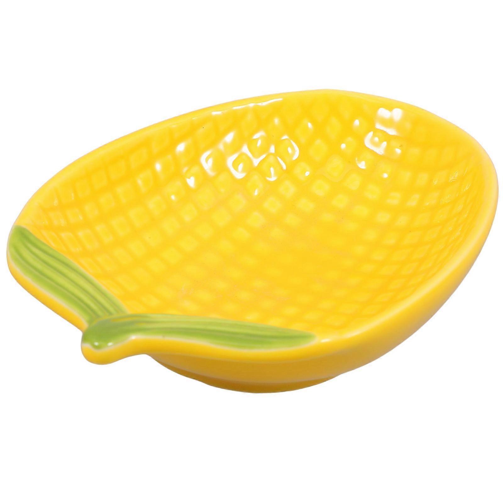 طبق صلصة سيراميك أطباق صغيرة لتغميس الصلصة 11.50X8.10X2.50CM طعام يخدم الأشخاص الذين يحبون أطباق الطعام الخاصة 1 مجموعة